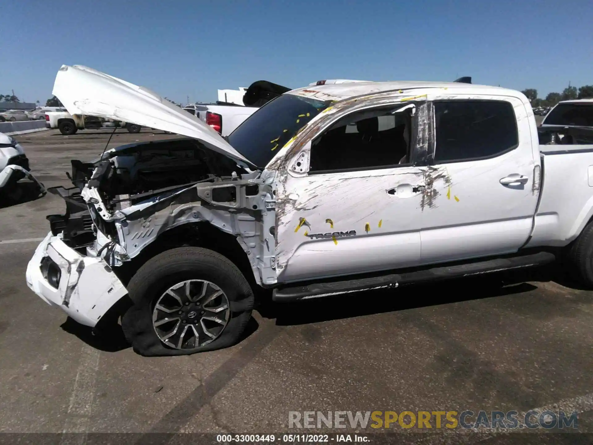 6 Photograph of a damaged car 3TMBZ5DN6MM030656 TOYOTA TACOMA 2WD 2021