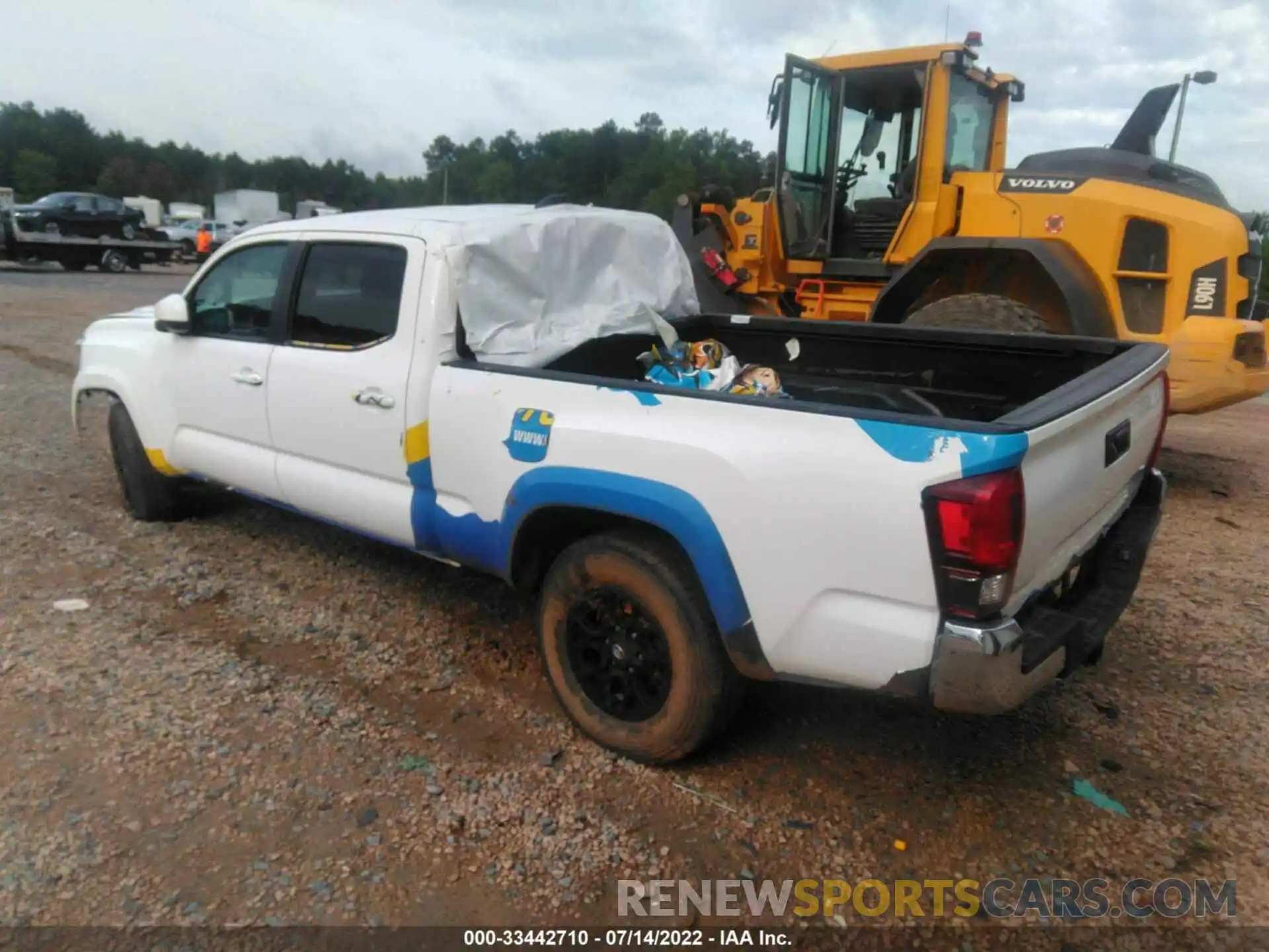 3 Photograph of a damaged car 3TMBZ5DN6MM031161 TOYOTA TACOMA 2WD 2021