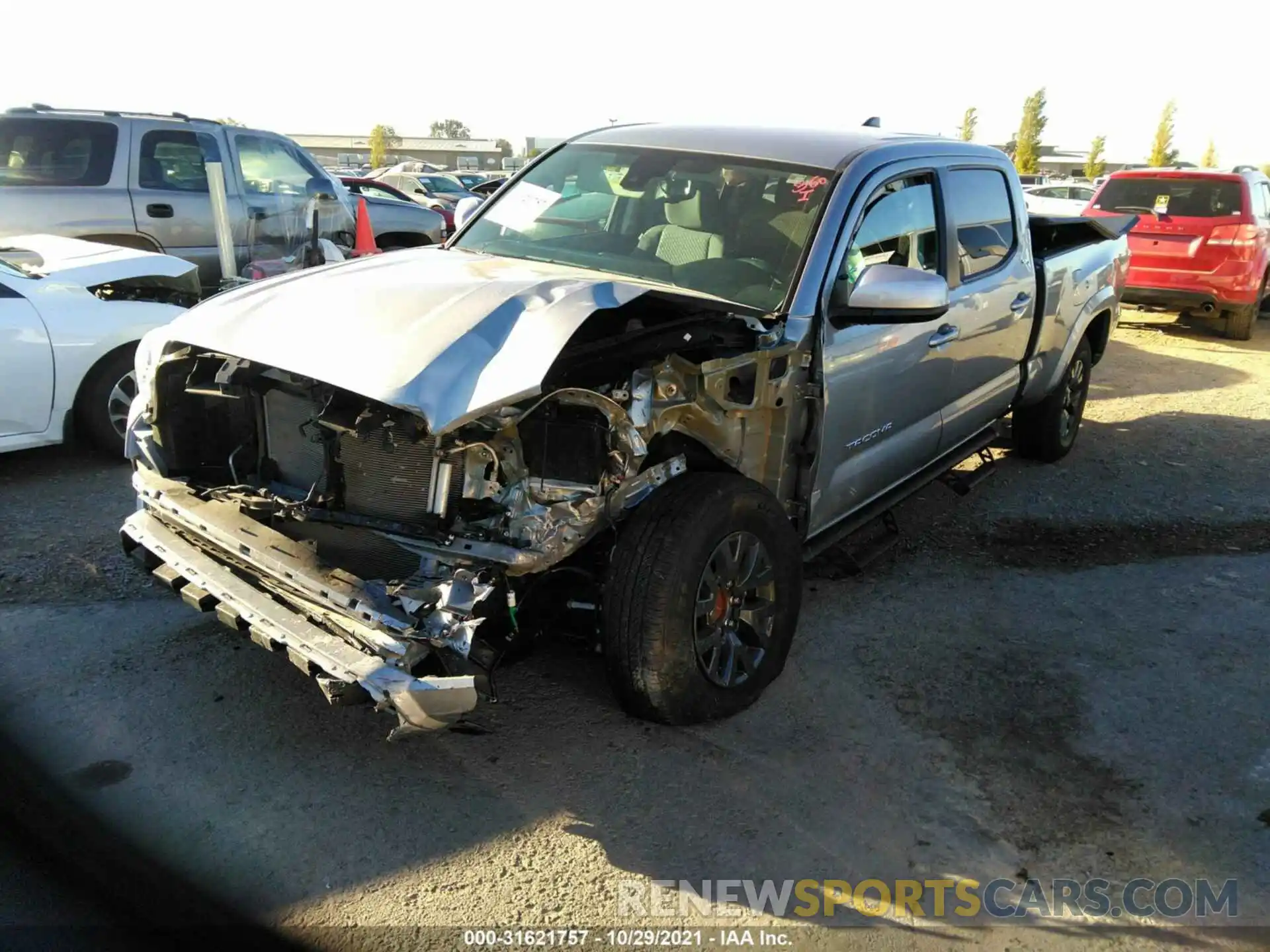 2 Photograph of a damaged car 3TMBZ5DN7MM029158 TOYOTA TACOMA 2WD 2021