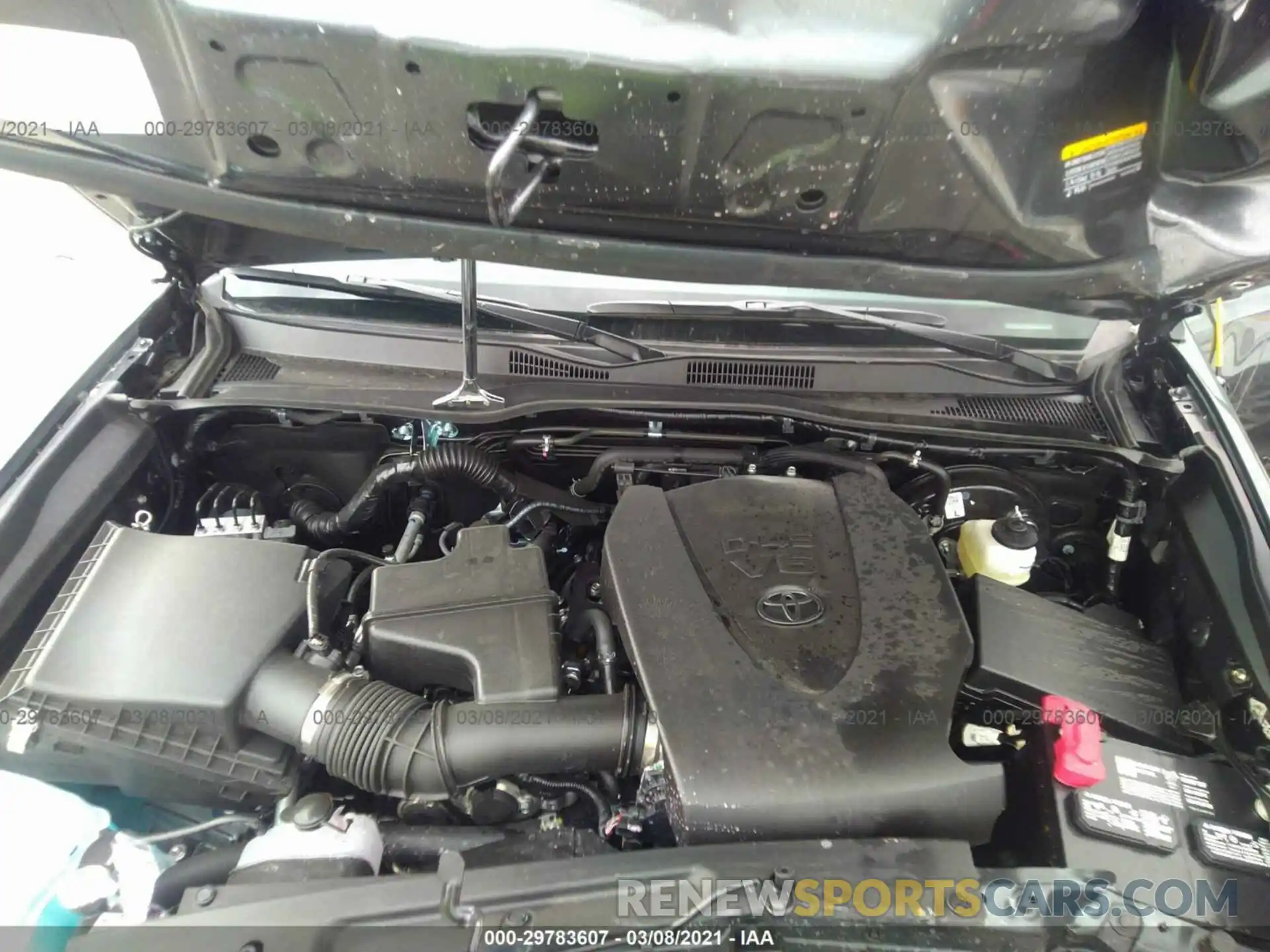 10 Photograph of a damaged car 3TMBZ5DN7MM029175 TOYOTA TACOMA 2WD 2021