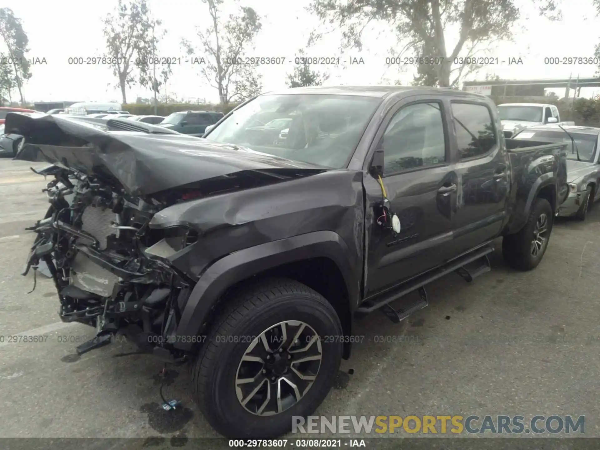 2 Photograph of a damaged car 3TMBZ5DN7MM029175 TOYOTA TACOMA 2WD 2021