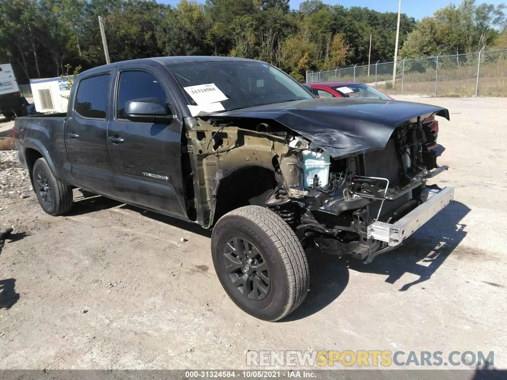 1 Photograph of a damaged car 3TMBZ5DN7MM030214 TOYOTA TACOMA 2WD 2021