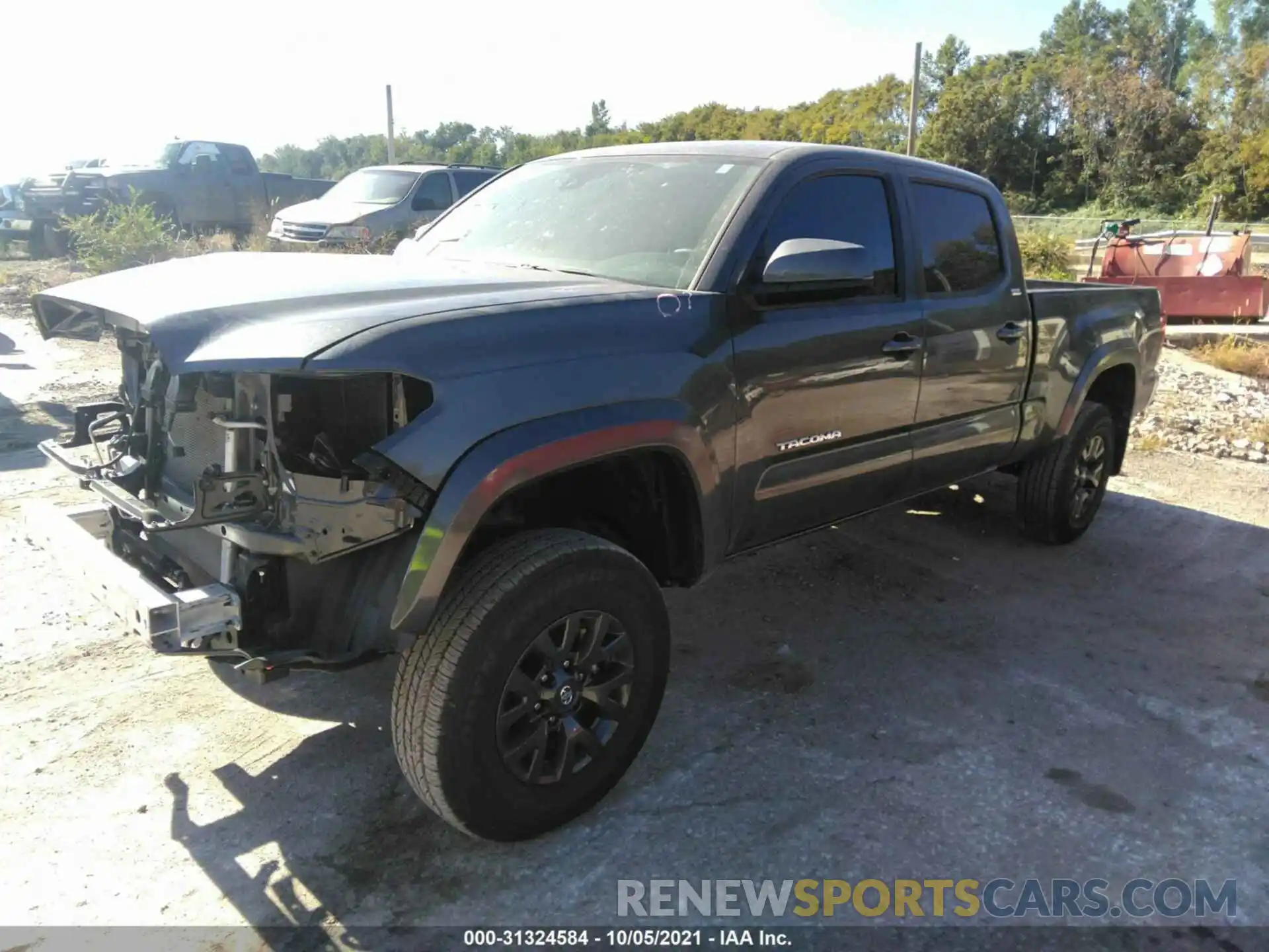 2 Photograph of a damaged car 3TMBZ5DN7MM030214 TOYOTA TACOMA 2WD 2021