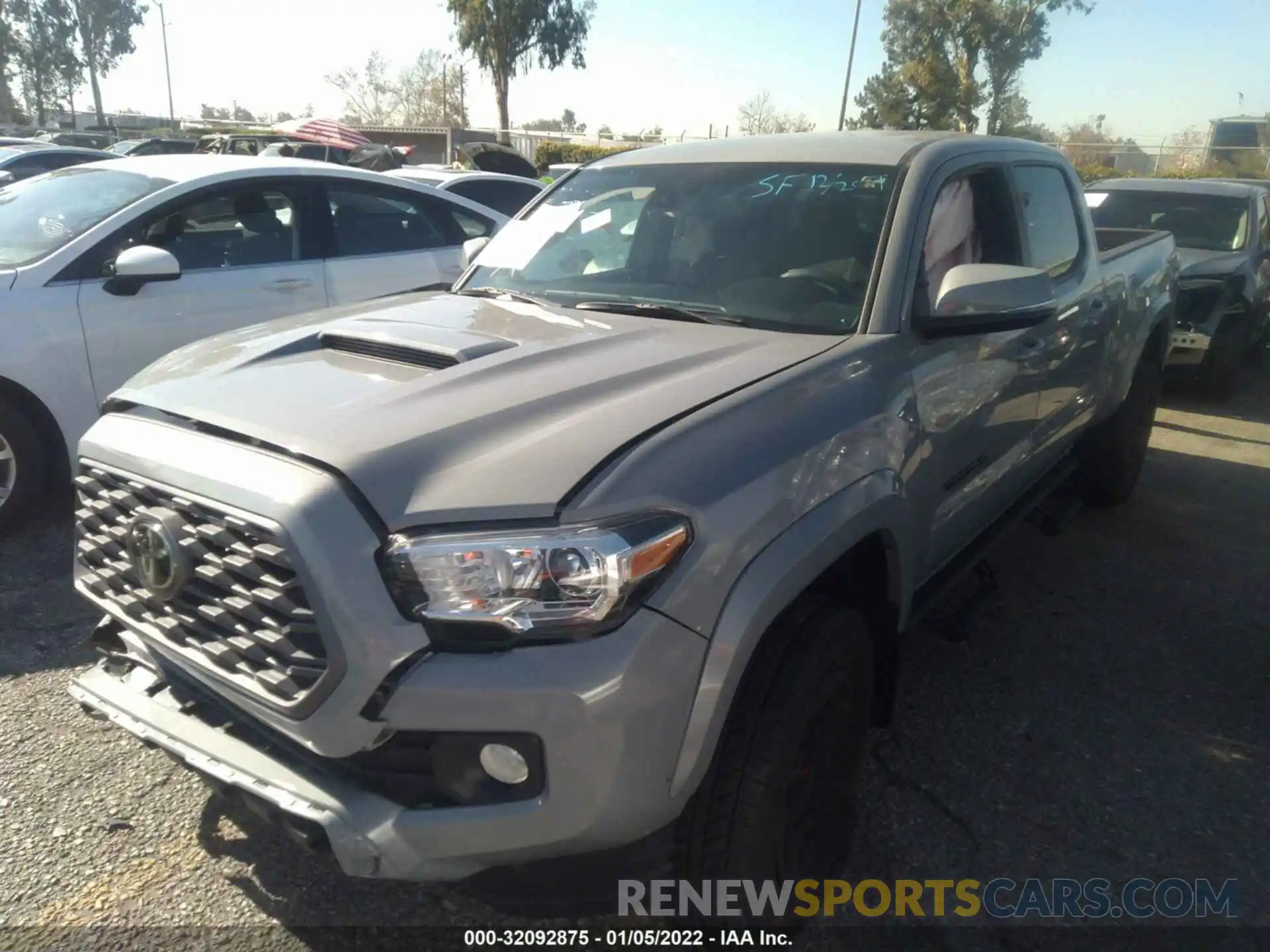 2 Photograph of a damaged car 3TMBZ5DN7MM031136 TOYOTA TACOMA 2WD 2021