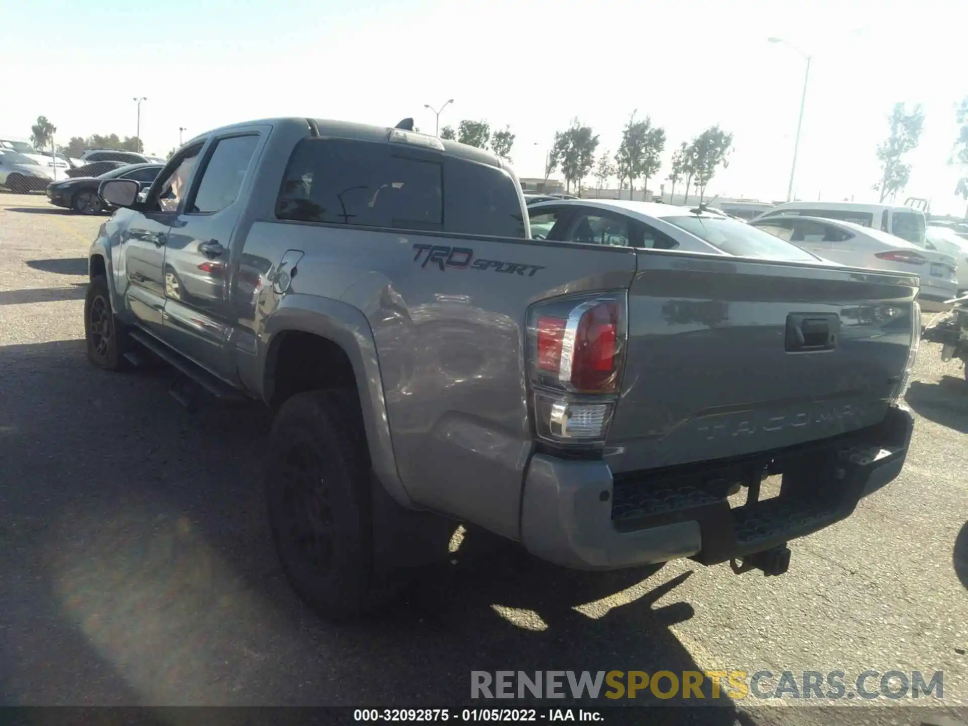 3 Photograph of a damaged car 3TMBZ5DN7MM031136 TOYOTA TACOMA 2WD 2021