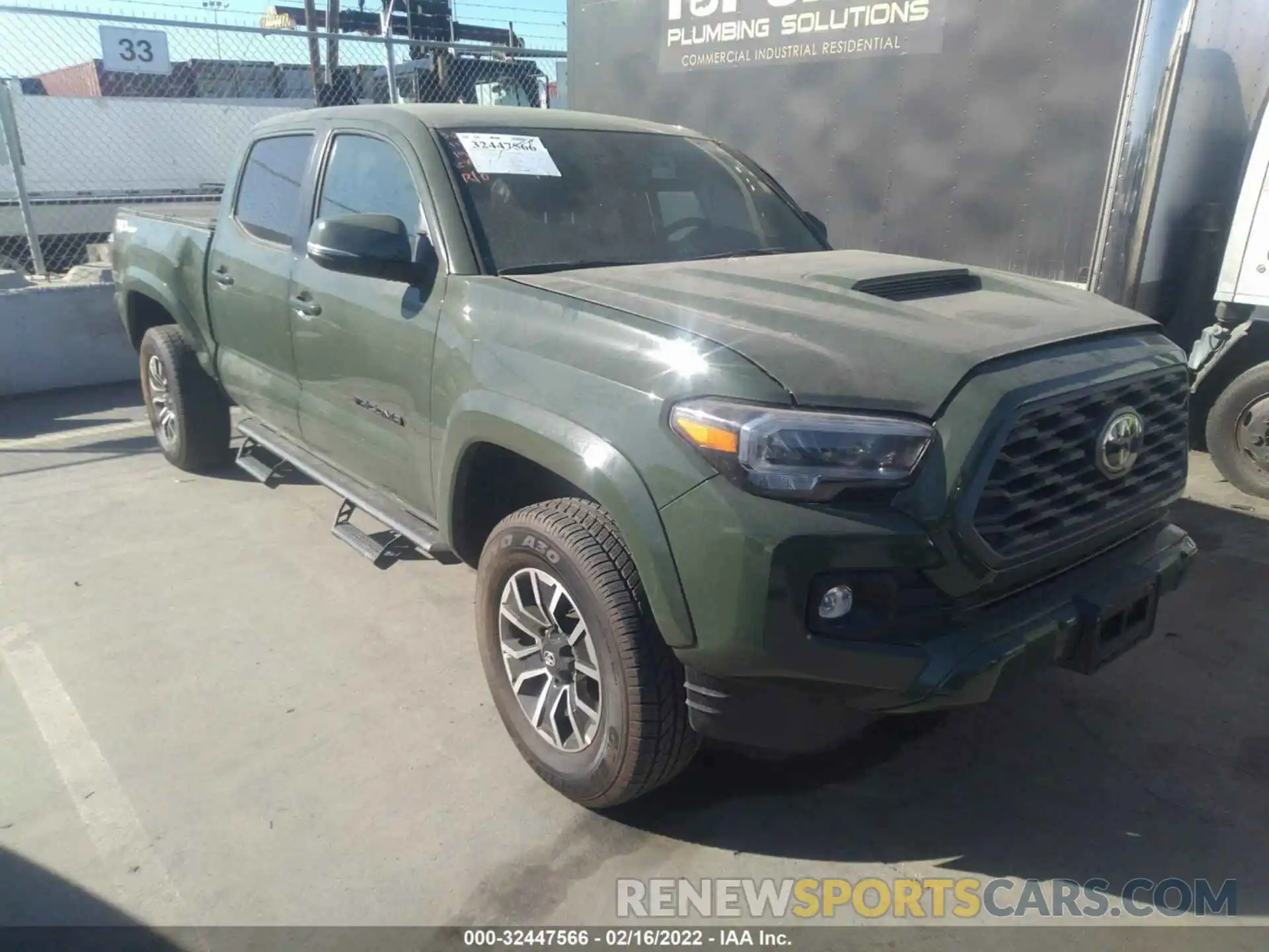 1 Photograph of a damaged car 3TMBZ5DN7MM031945 TOYOTA TACOMA 2WD 2021