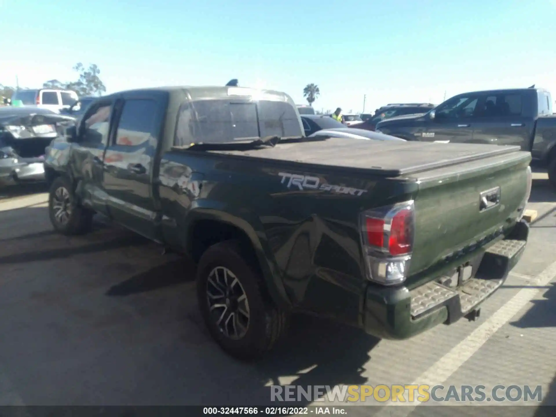 3 Photograph of a damaged car 3TMBZ5DN7MM031945 TOYOTA TACOMA 2WD 2021