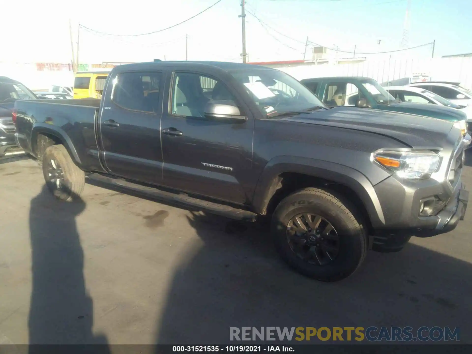 1 Photograph of a damaged car 3TMBZ5DN7MM032285 TOYOTA TACOMA 2WD 2021