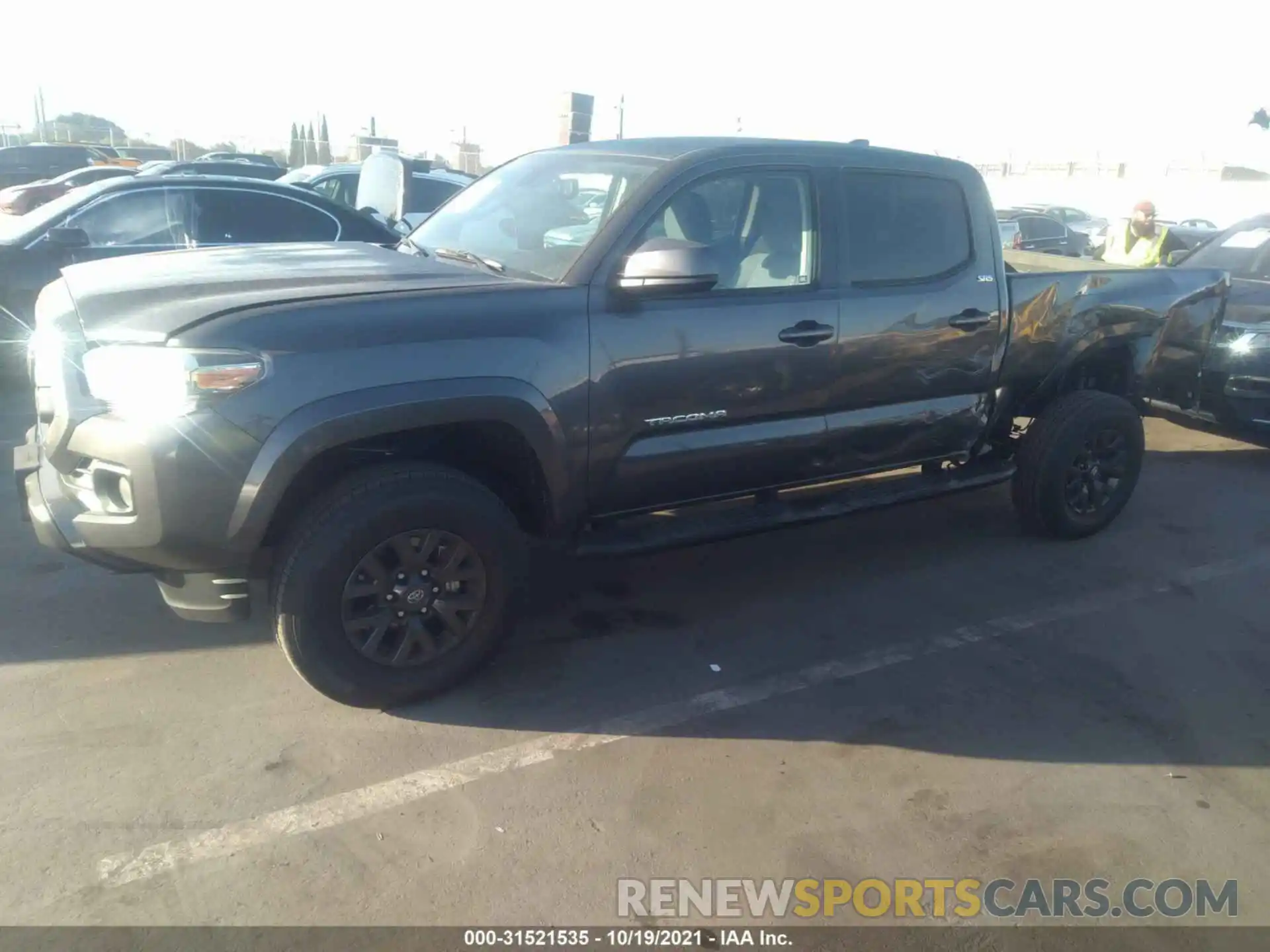 2 Photograph of a damaged car 3TMBZ5DN7MM032285 TOYOTA TACOMA 2WD 2021