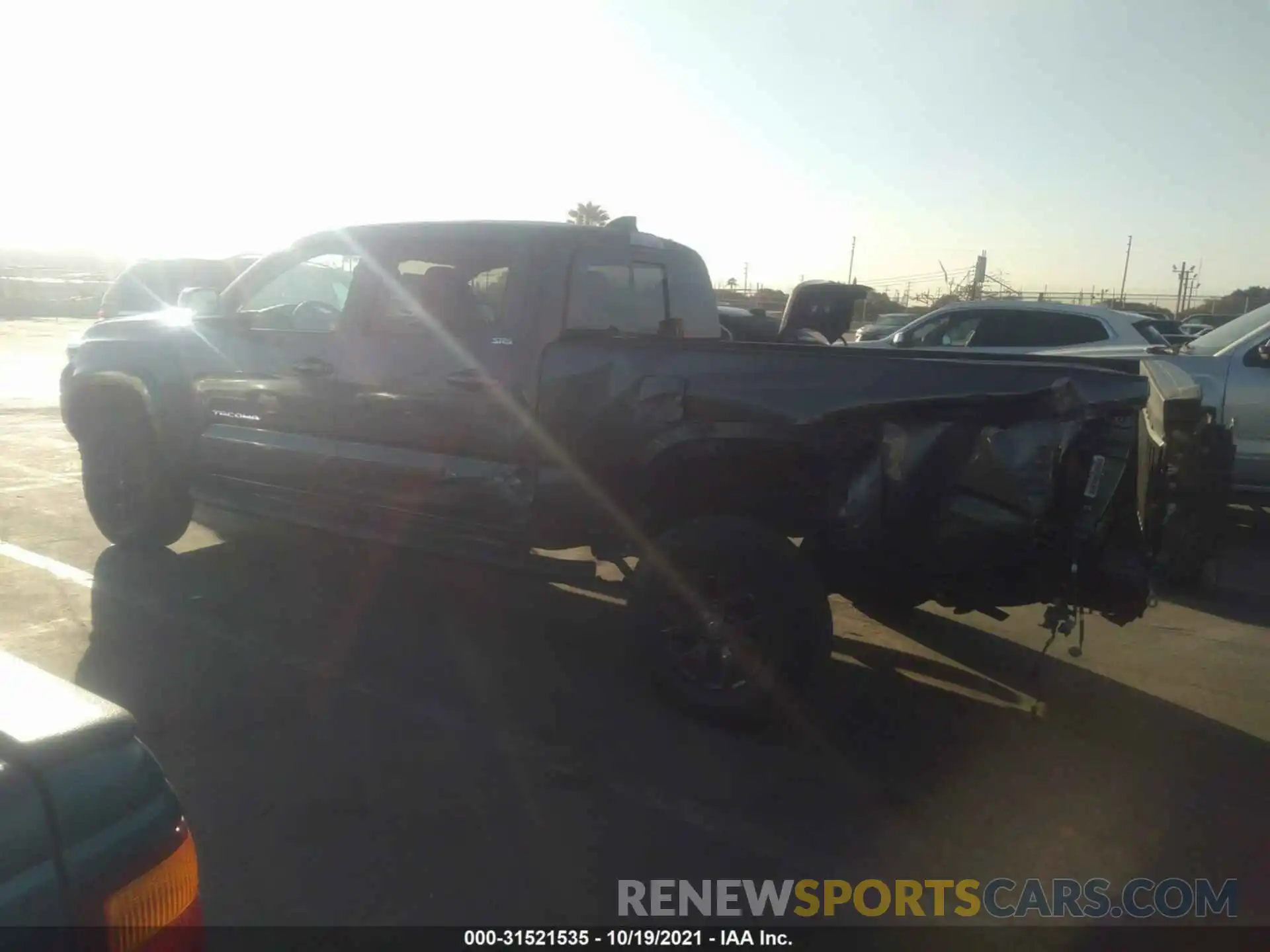 3 Photograph of a damaged car 3TMBZ5DN7MM032285 TOYOTA TACOMA 2WD 2021