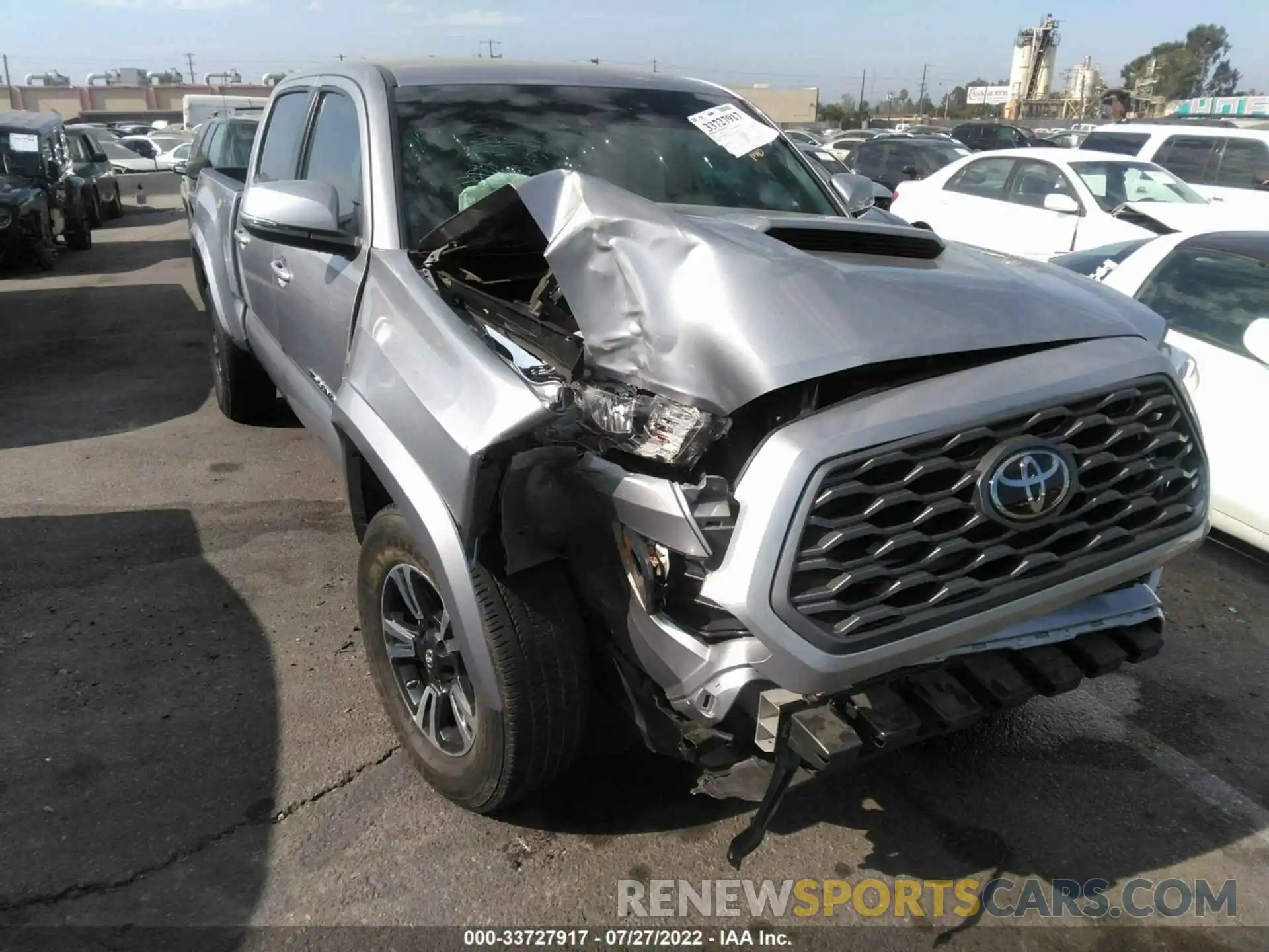 1 Photograph of a damaged car 3TMBZ5DN8MM028150 TOYOTA TACOMA 2WD 2021