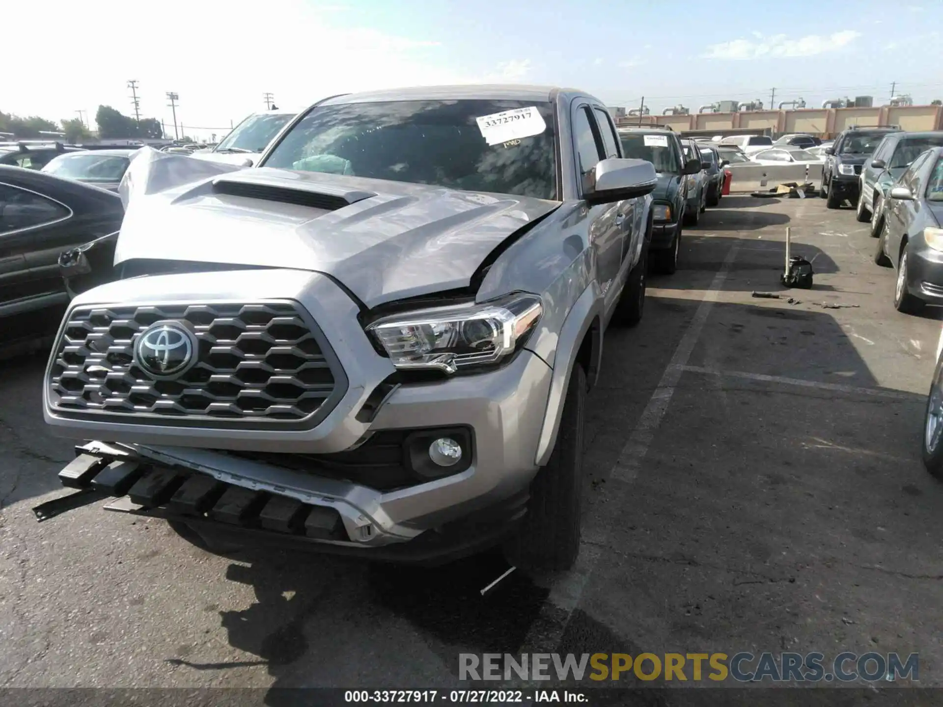 2 Photograph of a damaged car 3TMBZ5DN8MM028150 TOYOTA TACOMA 2WD 2021