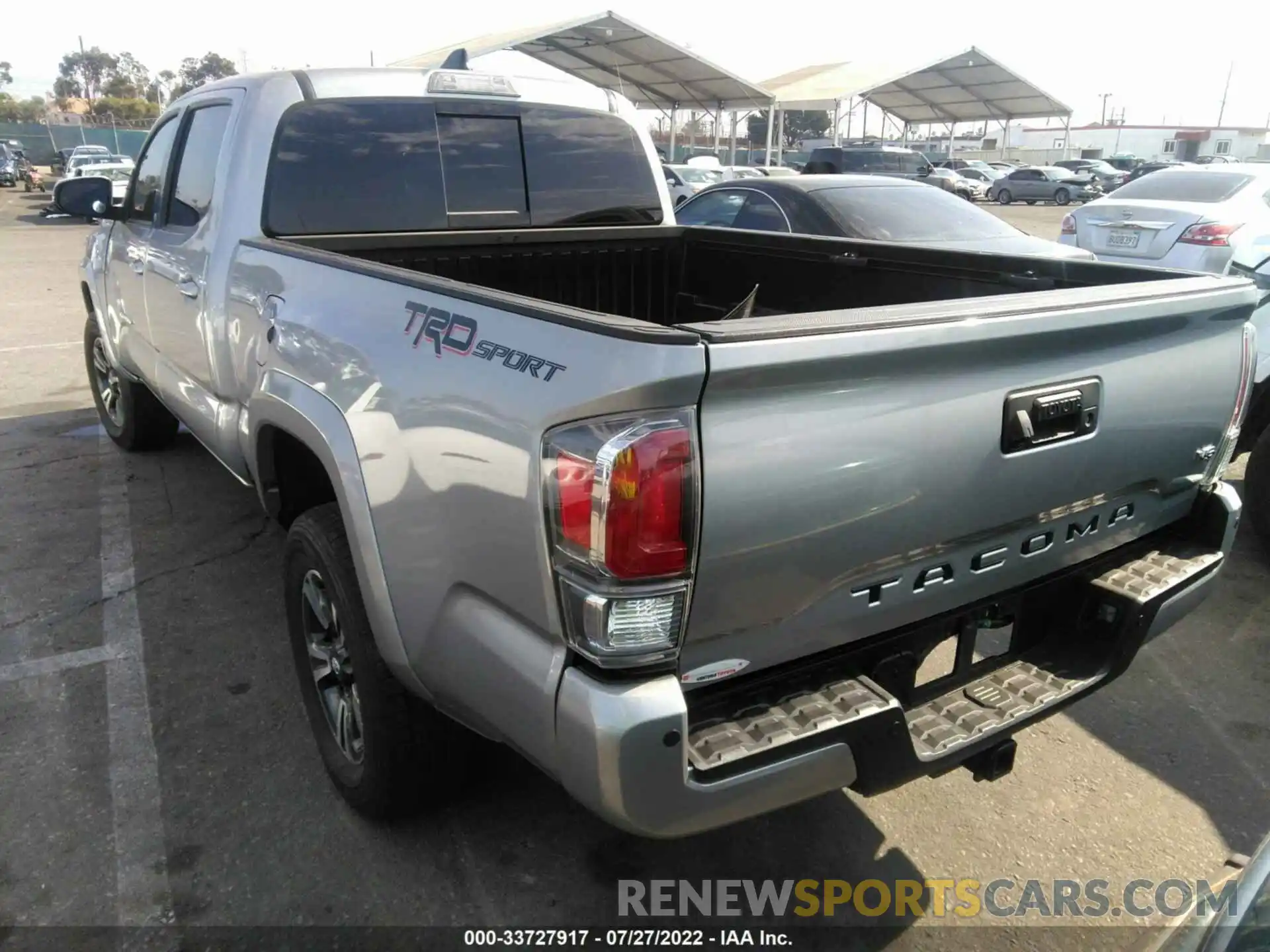 3 Photograph of a damaged car 3TMBZ5DN8MM028150 TOYOTA TACOMA 2WD 2021