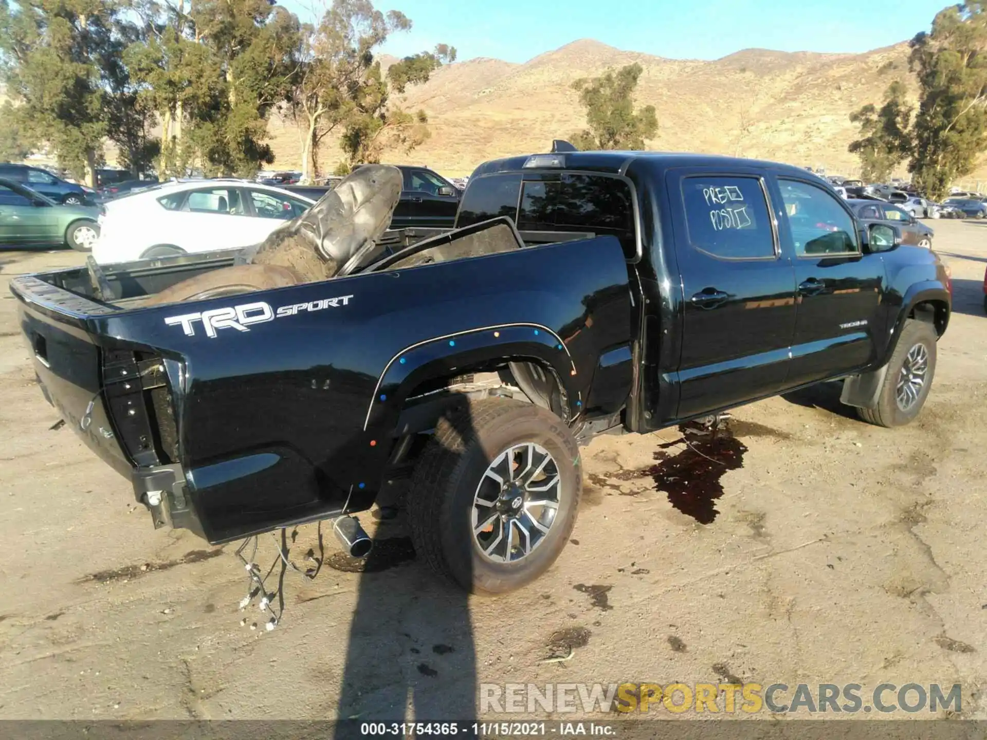 4 Photograph of a damaged car 3TMBZ5DN8MM028374 TOYOTA TACOMA 2WD 2021