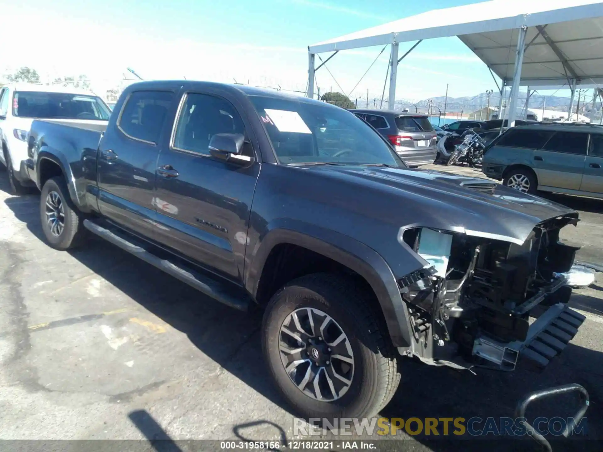 1 Photograph of a damaged car 3TMBZ5DN9MM030313 TOYOTA TACOMA 2WD 2021