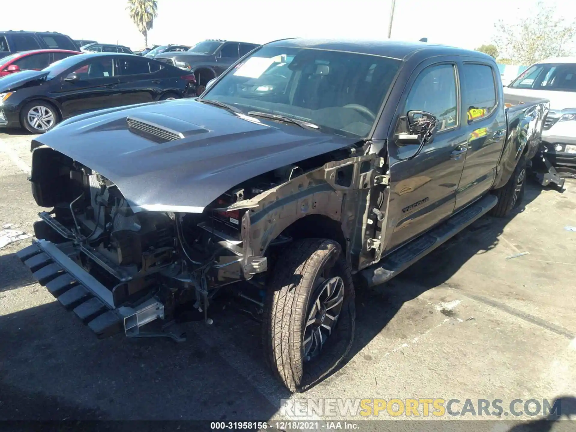 2 Photograph of a damaged car 3TMBZ5DN9MM030313 TOYOTA TACOMA 2WD 2021