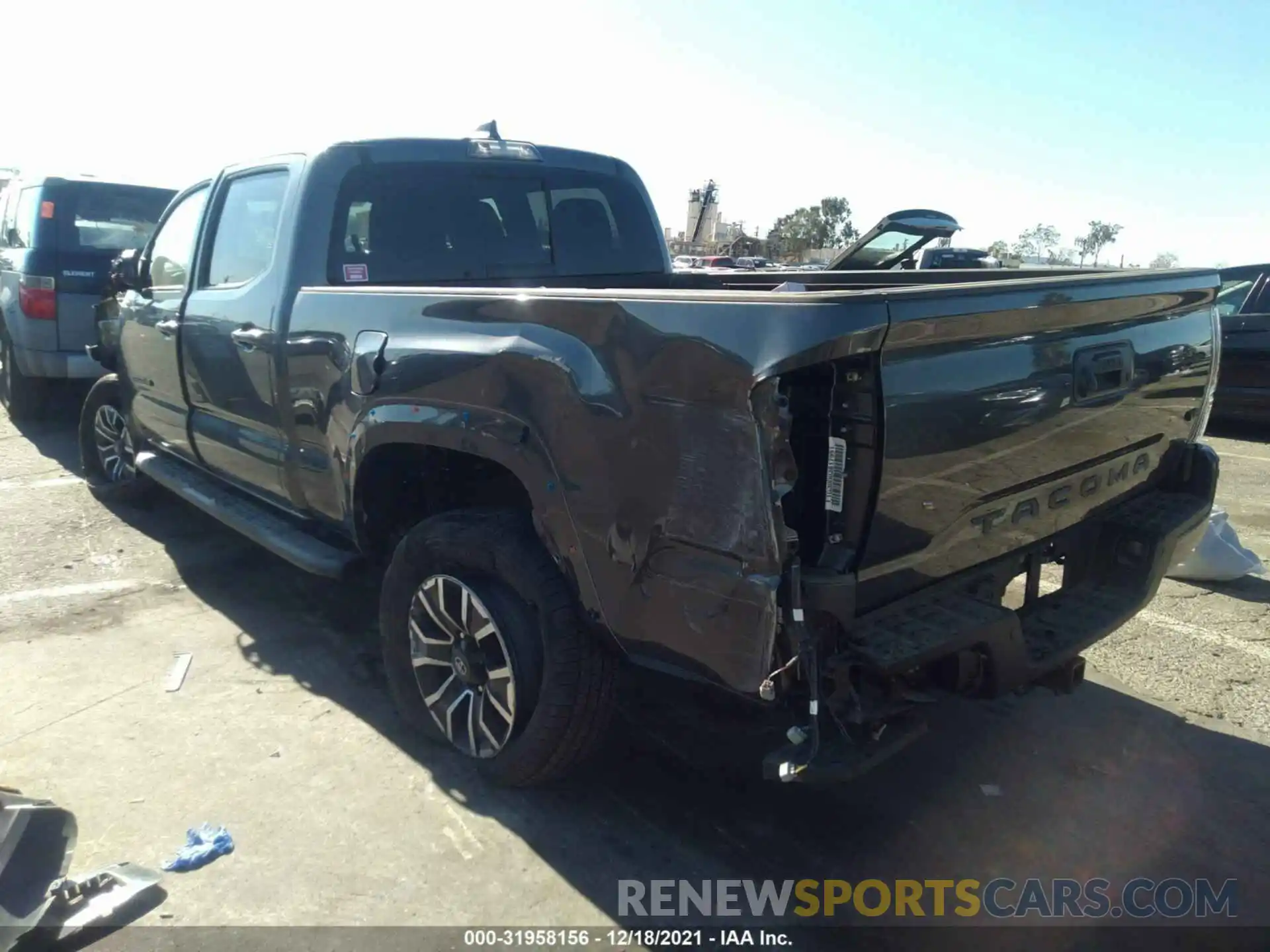 3 Photograph of a damaged car 3TMBZ5DN9MM030313 TOYOTA TACOMA 2WD 2021