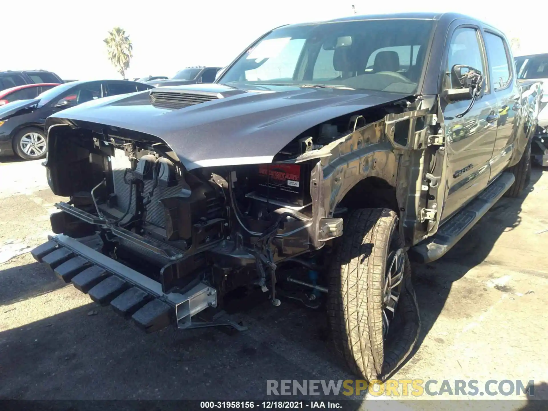 6 Photograph of a damaged car 3TMBZ5DN9MM030313 TOYOTA TACOMA 2WD 2021