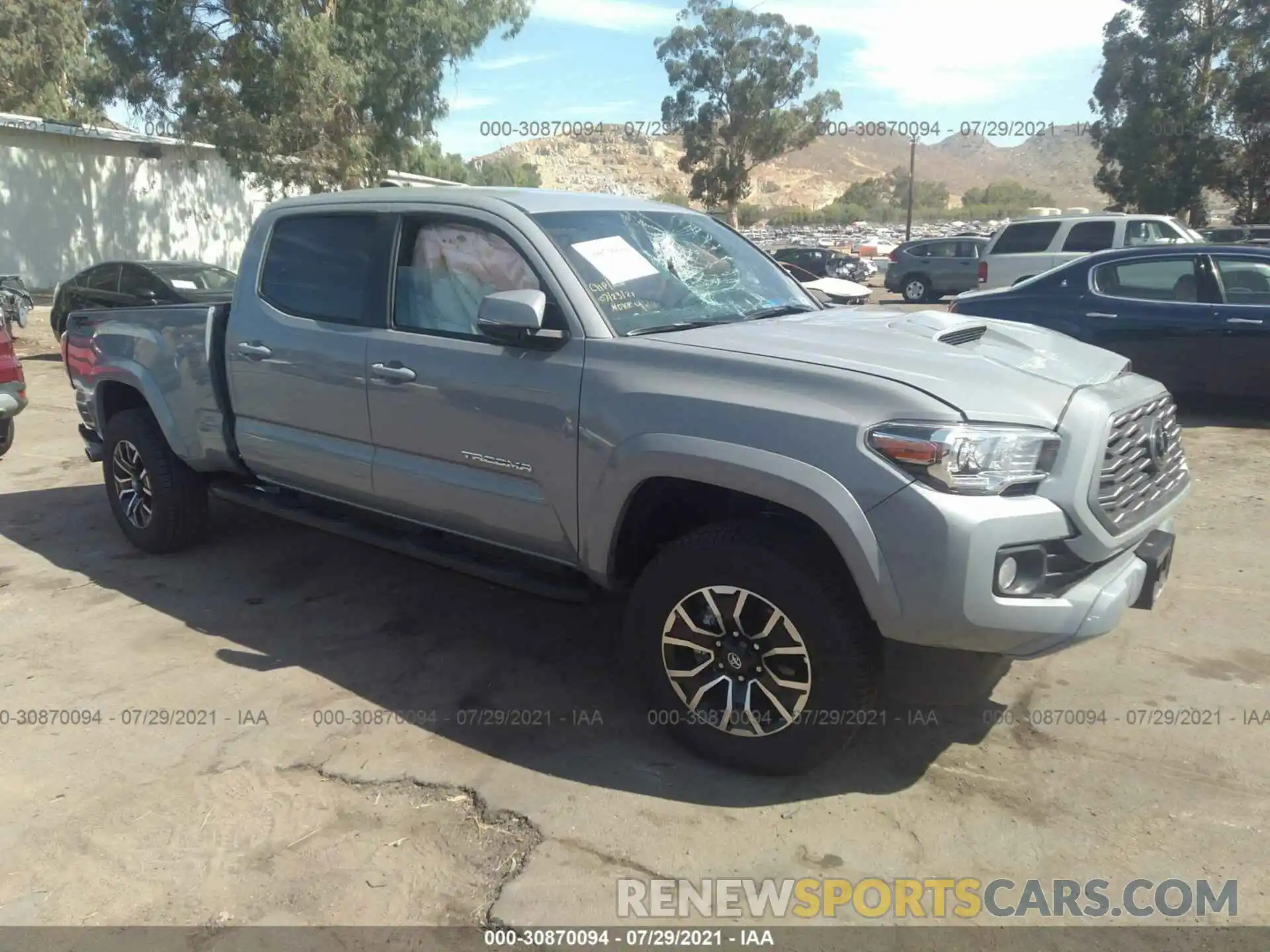 1 Photograph of a damaged car 3TMBZ5DN9MM031509 TOYOTA TACOMA 2WD 2021