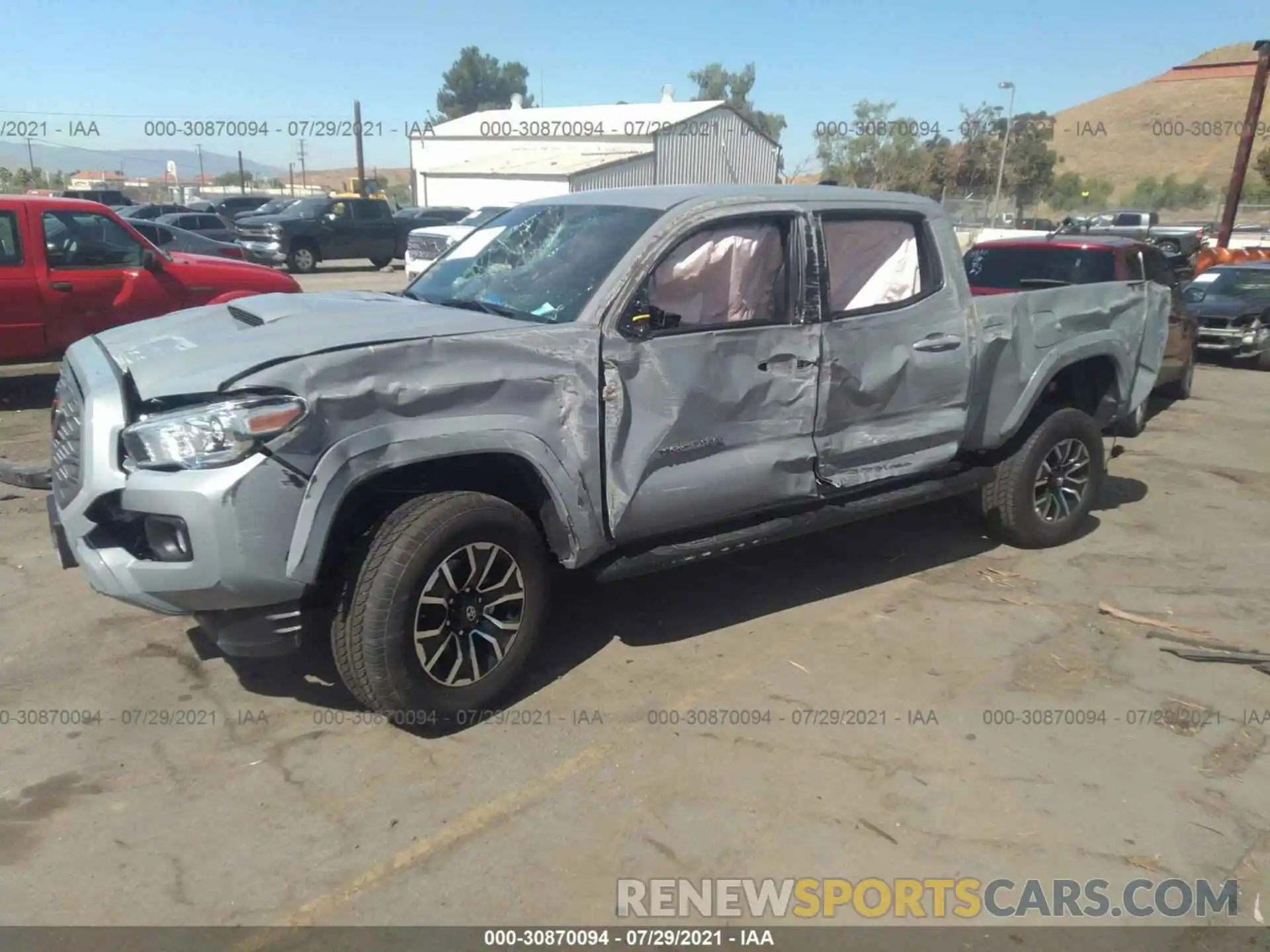 2 Photograph of a damaged car 3TMBZ5DN9MM031509 TOYOTA TACOMA 2WD 2021