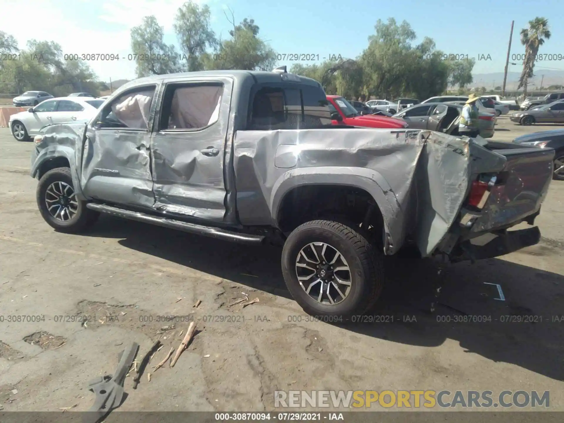 3 Photograph of a damaged car 3TMBZ5DN9MM031509 TOYOTA TACOMA 2WD 2021