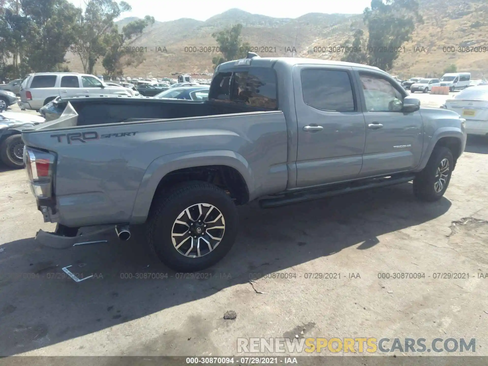 4 Photograph of a damaged car 3TMBZ5DN9MM031509 TOYOTA TACOMA 2WD 2021