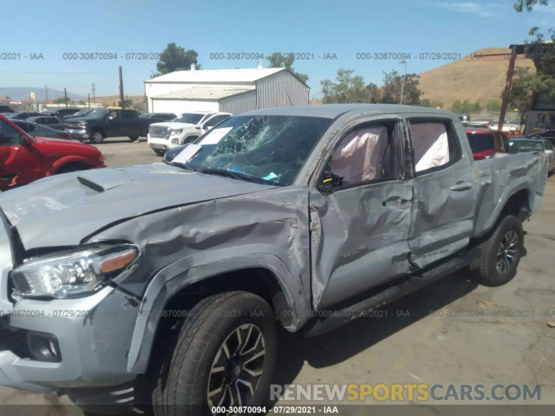 6 Photograph of a damaged car 3TMBZ5DN9MM031509 TOYOTA TACOMA 2WD 2021