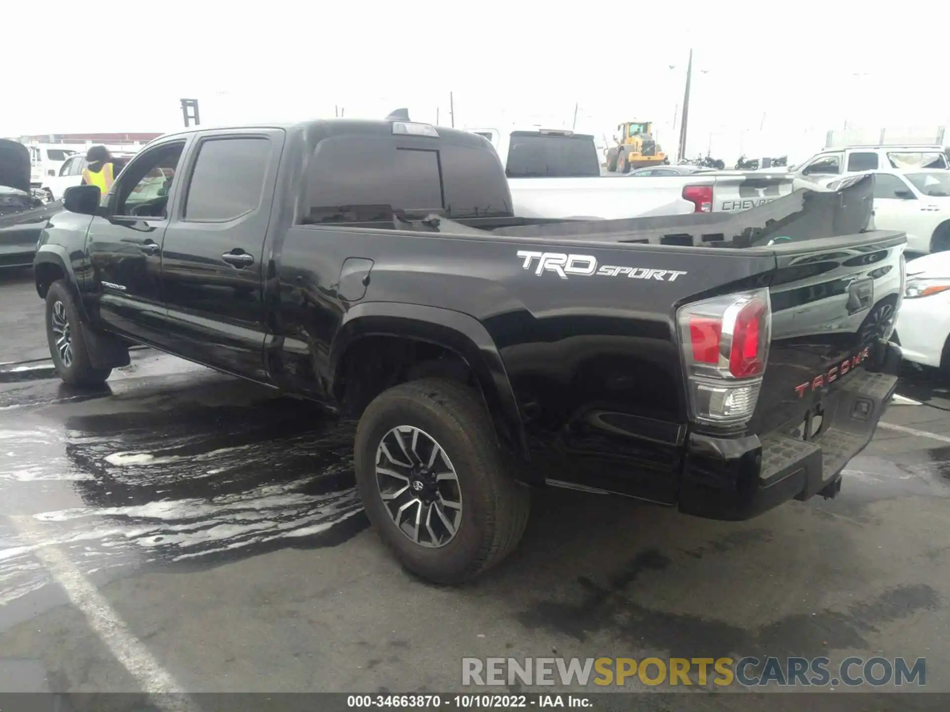 3 Photograph of a damaged car 3TMBZ5DN9MM031820 TOYOTA TACOMA 2WD 2021