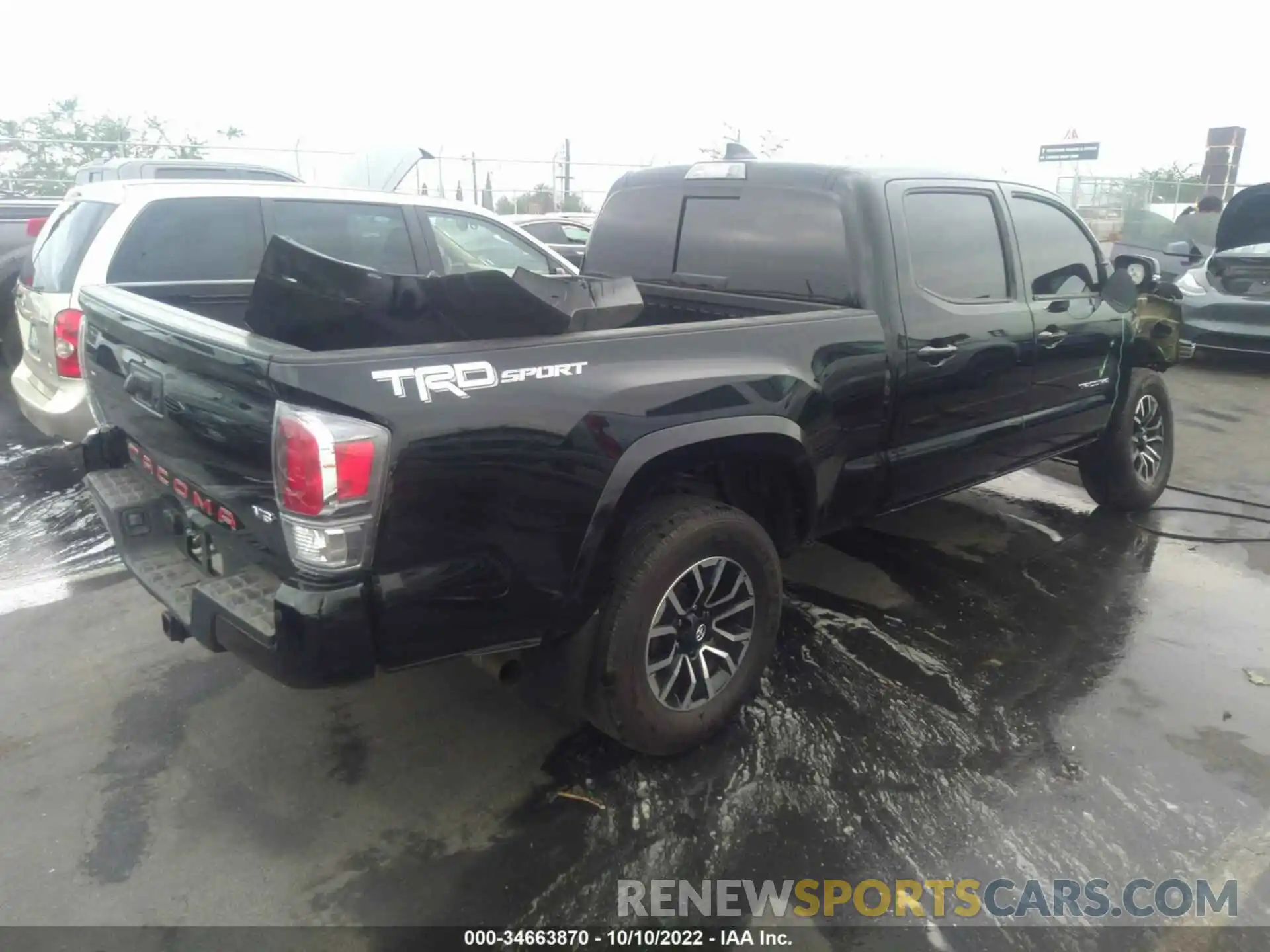 4 Photograph of a damaged car 3TMBZ5DN9MM031820 TOYOTA TACOMA 2WD 2021