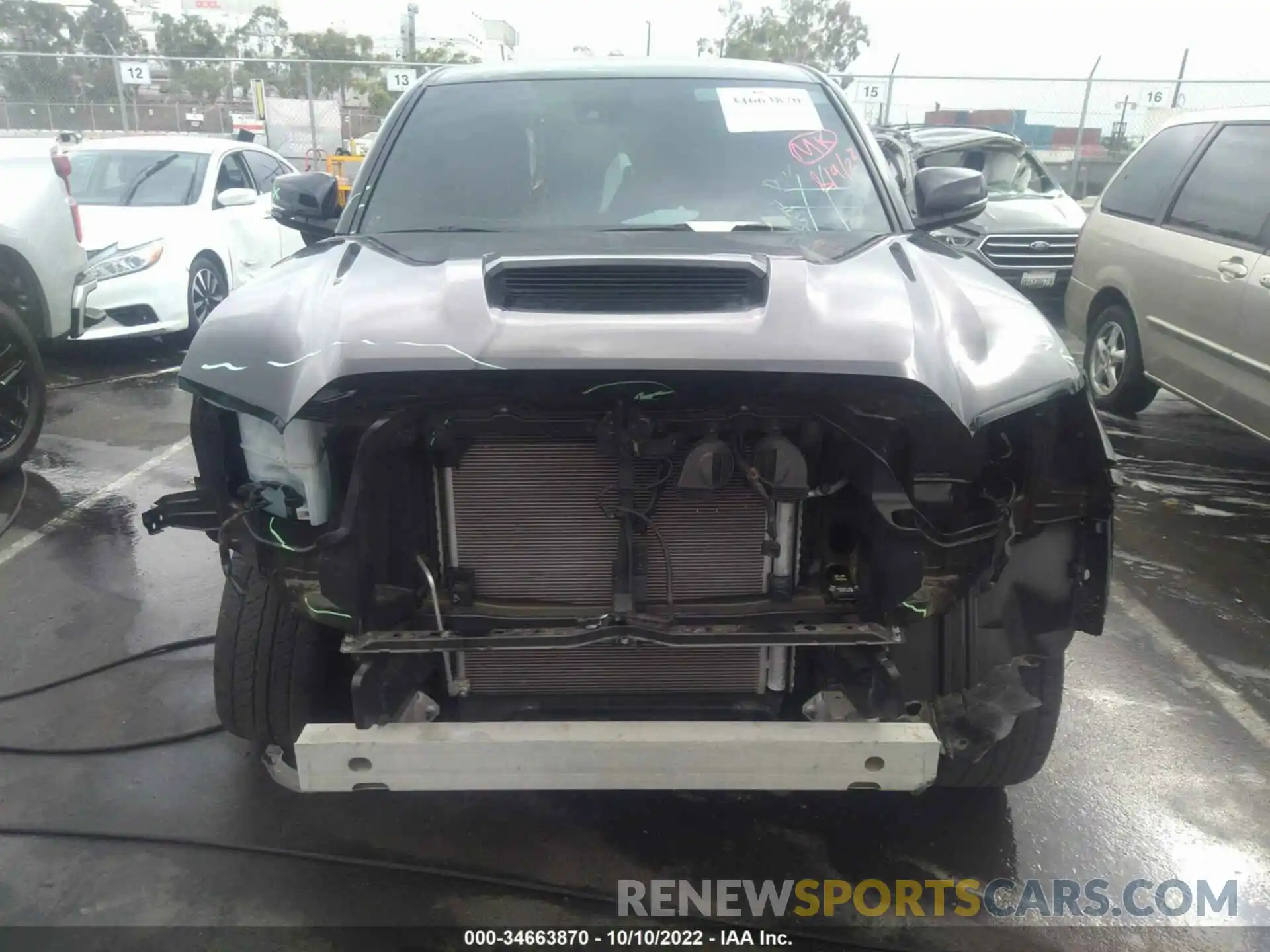 6 Photograph of a damaged car 3TMBZ5DN9MM031820 TOYOTA TACOMA 2WD 2021