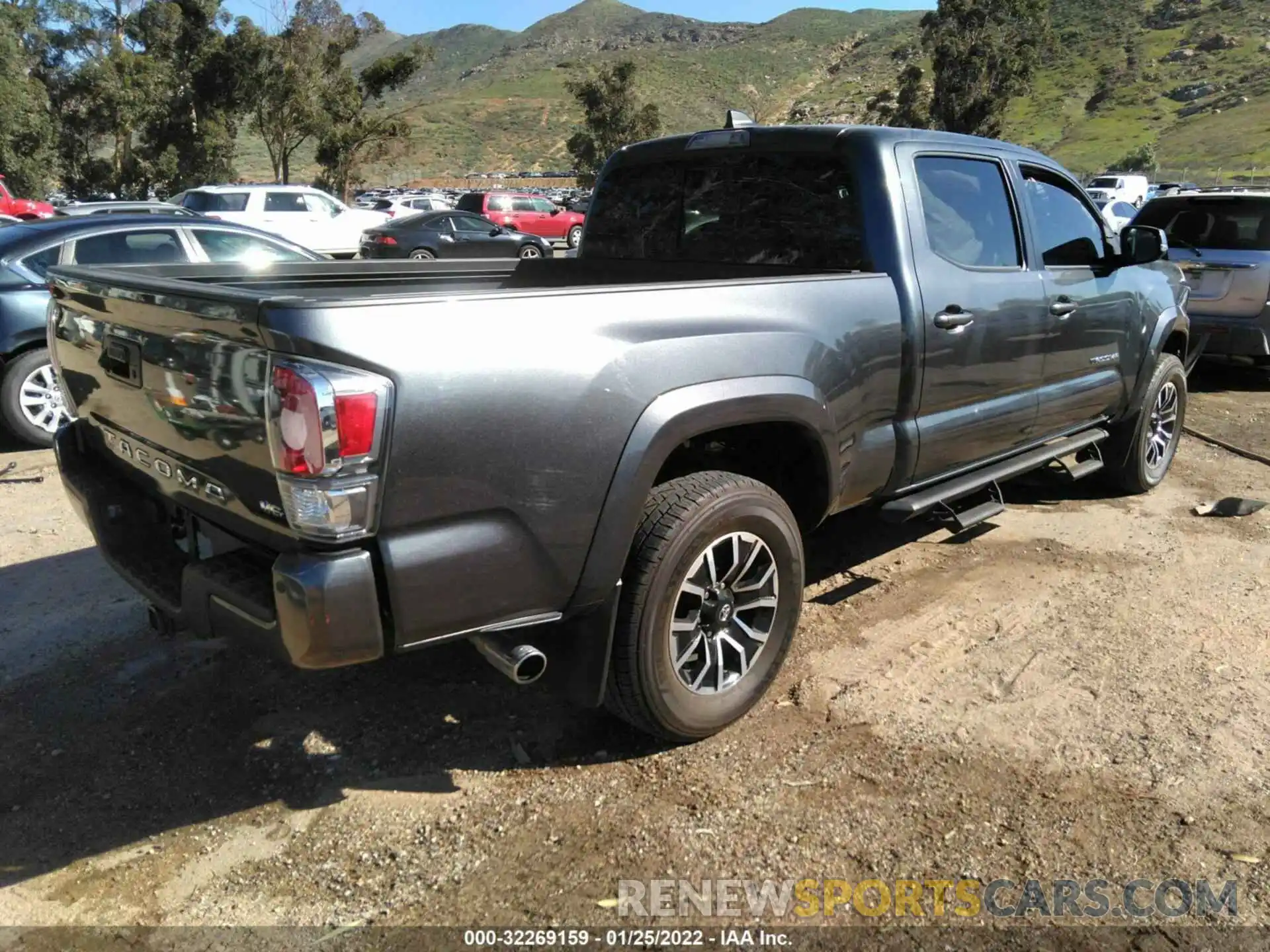 4 Фотография поврежденного автомобиля 3TMBZ5DNXMM027601 TOYOTA TACOMA 2WD 2021