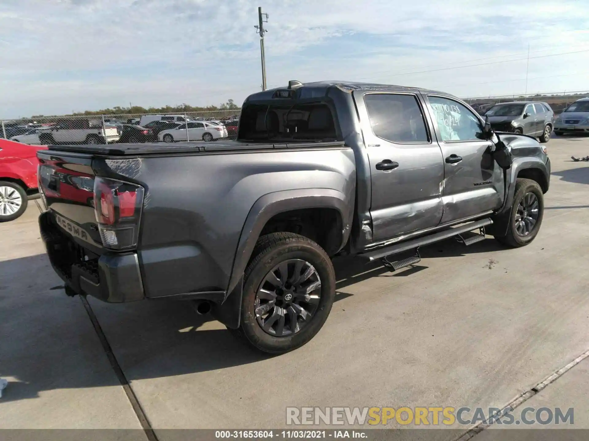 4 Photograph of a damaged car 3TMEZ5CN2MM147228 TOYOTA TACOMA 2WD 2021