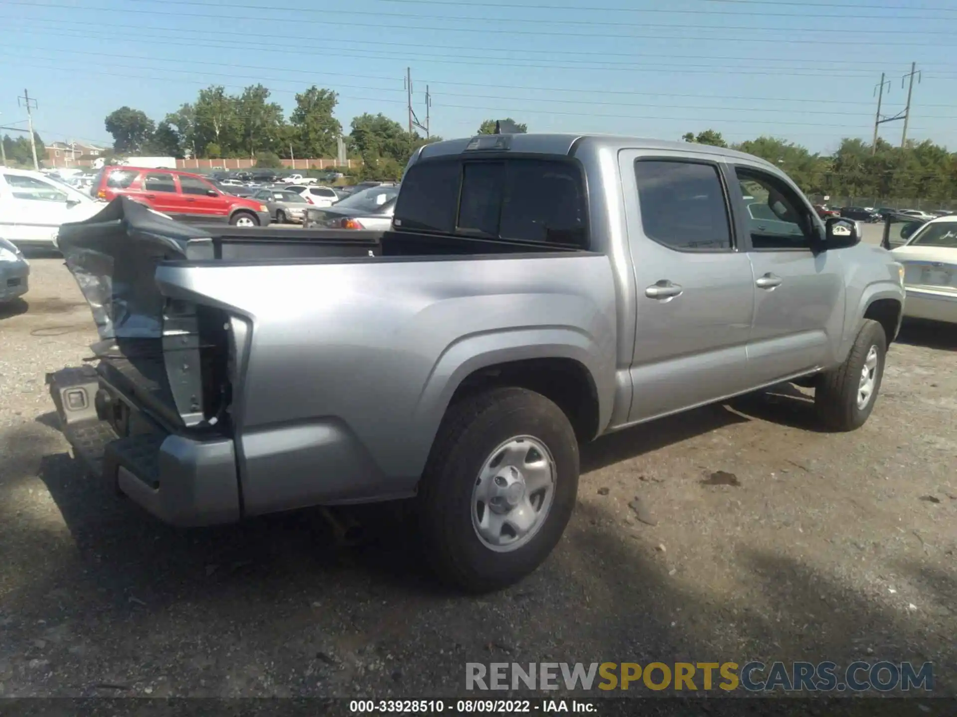 4 Photograph of a damaged car 3TYAX5GN0MT029083 TOYOTA TACOMA 2WD 2021