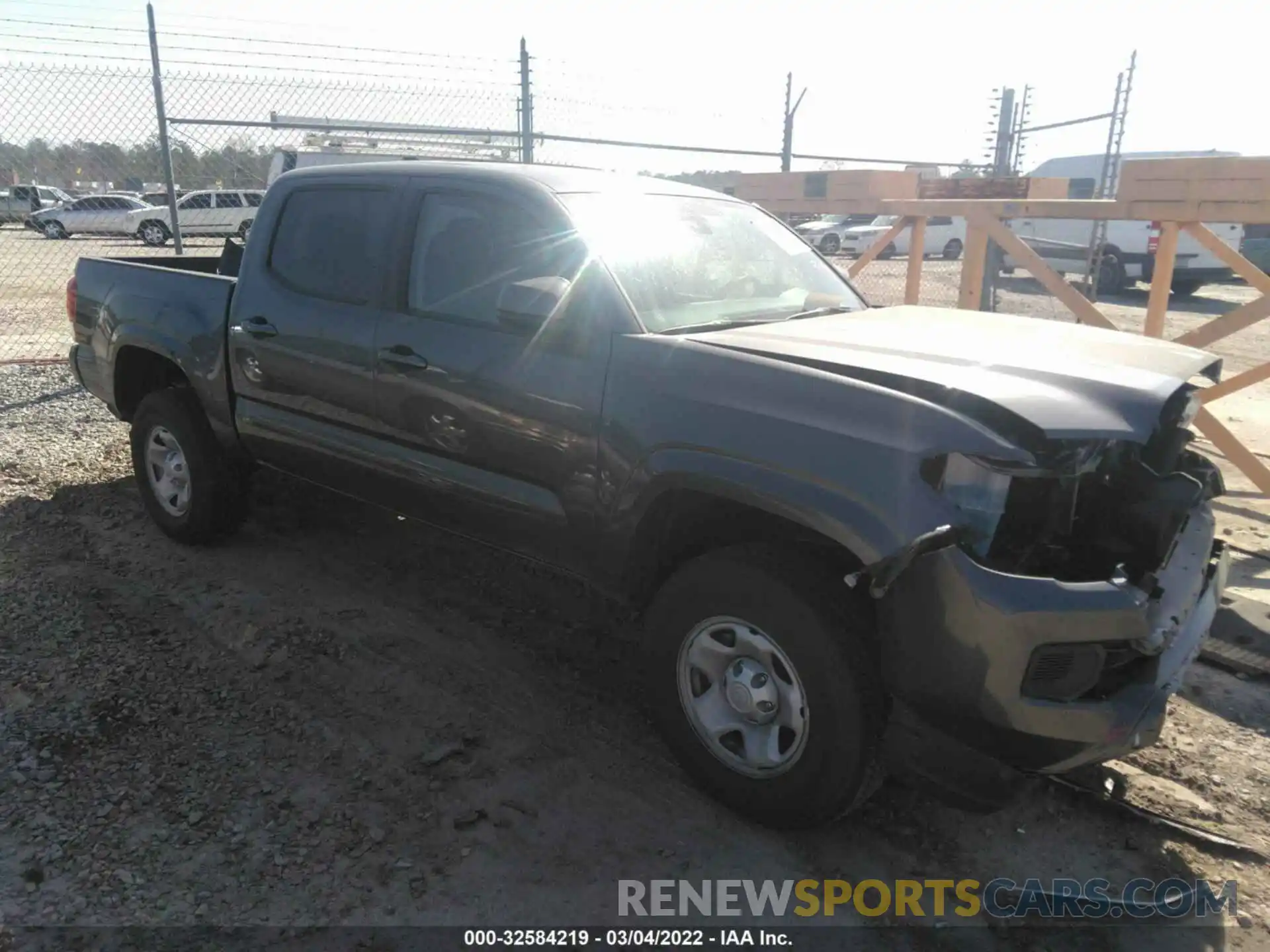 1 Photograph of a damaged car 3TYAX5GN0MT030752 TOYOTA TACOMA 2WD 2021