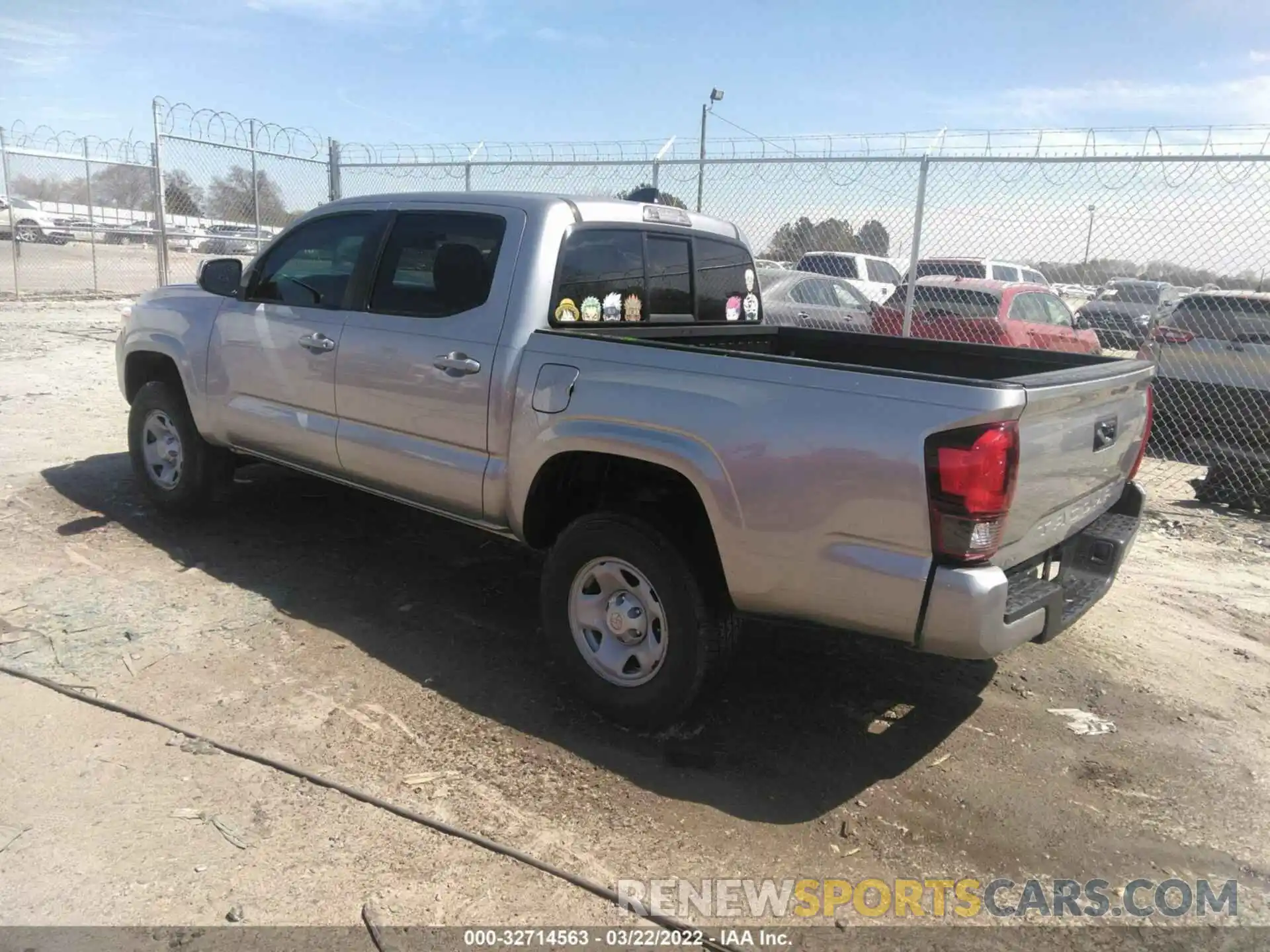 3 Photograph of a damaged car 3TYAX5GN1MT011756 TOYOTA TACOMA 2WD 2021