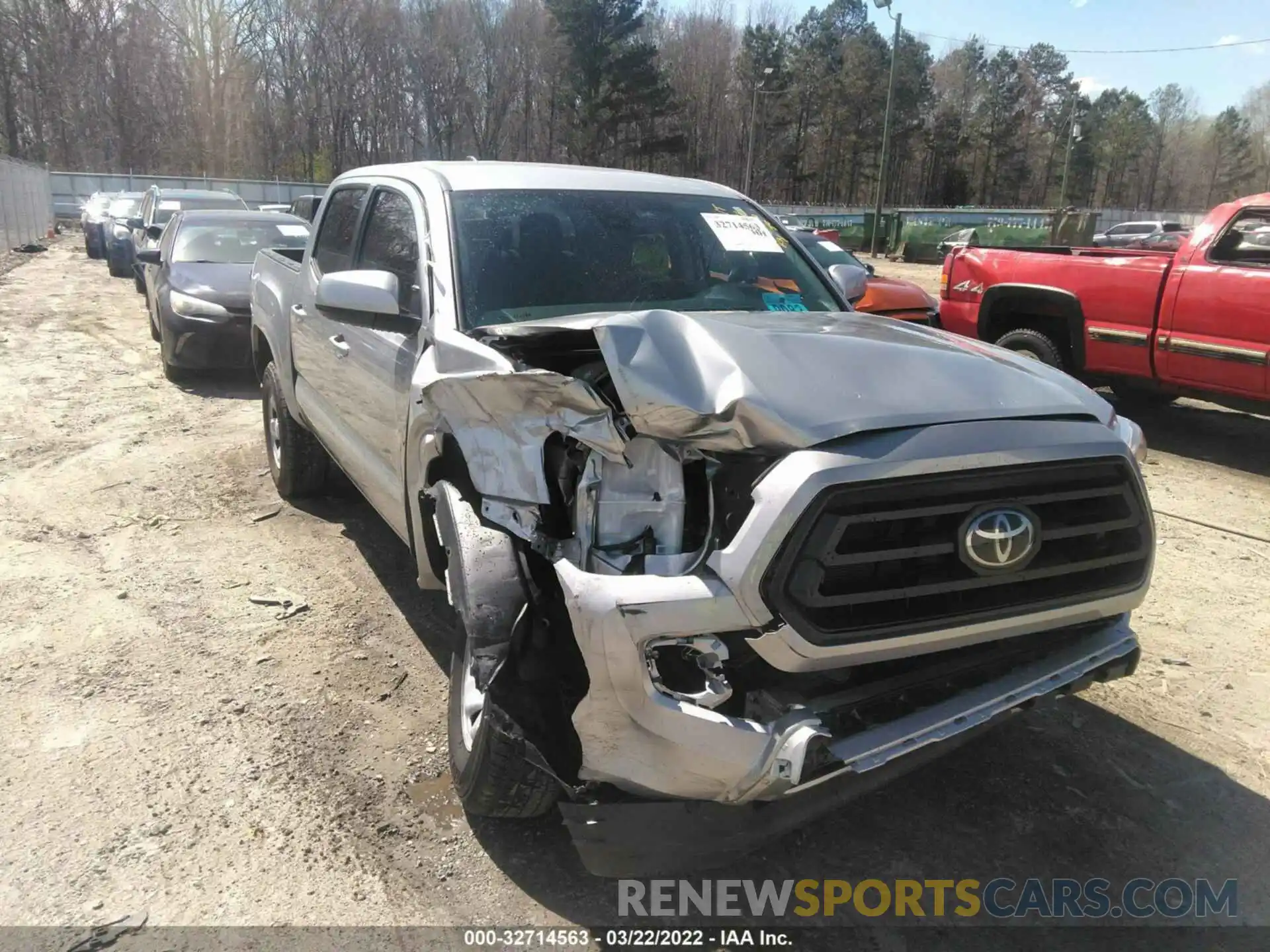 6 Photograph of a damaged car 3TYAX5GN1MT011756 TOYOTA TACOMA 2WD 2021