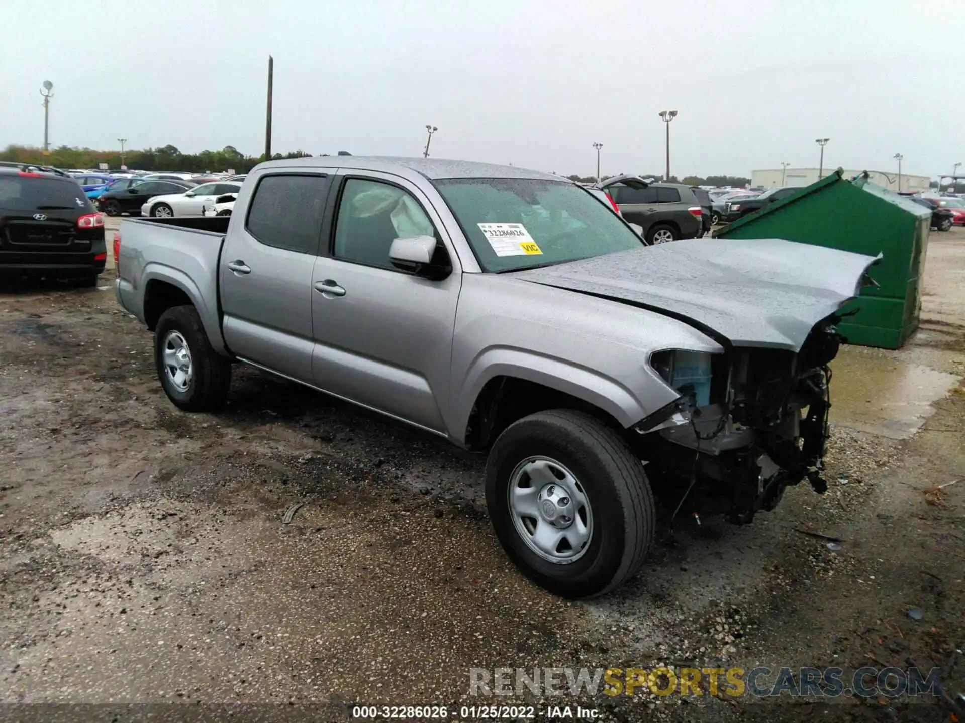 1 Photograph of a damaged car 3TYAX5GN1MT018142 TOYOTA TACOMA 2WD 2021