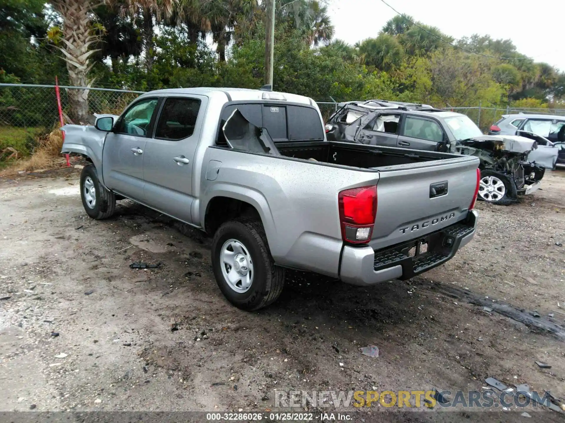 3 Photograph of a damaged car 3TYAX5GN1MT018142 TOYOTA TACOMA 2WD 2021