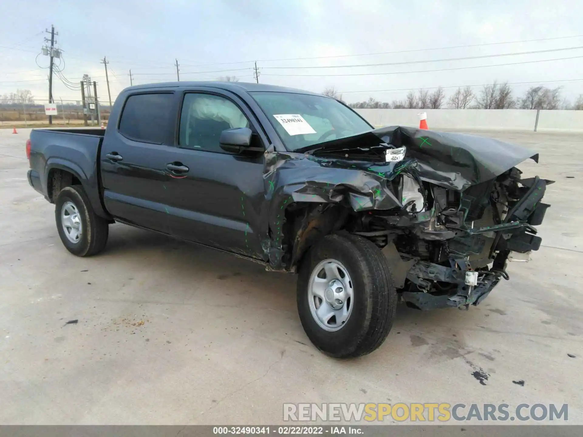 1 Photograph of a damaged car 3TYAX5GN1MT018299 TOYOTA TACOMA 2WD 2021