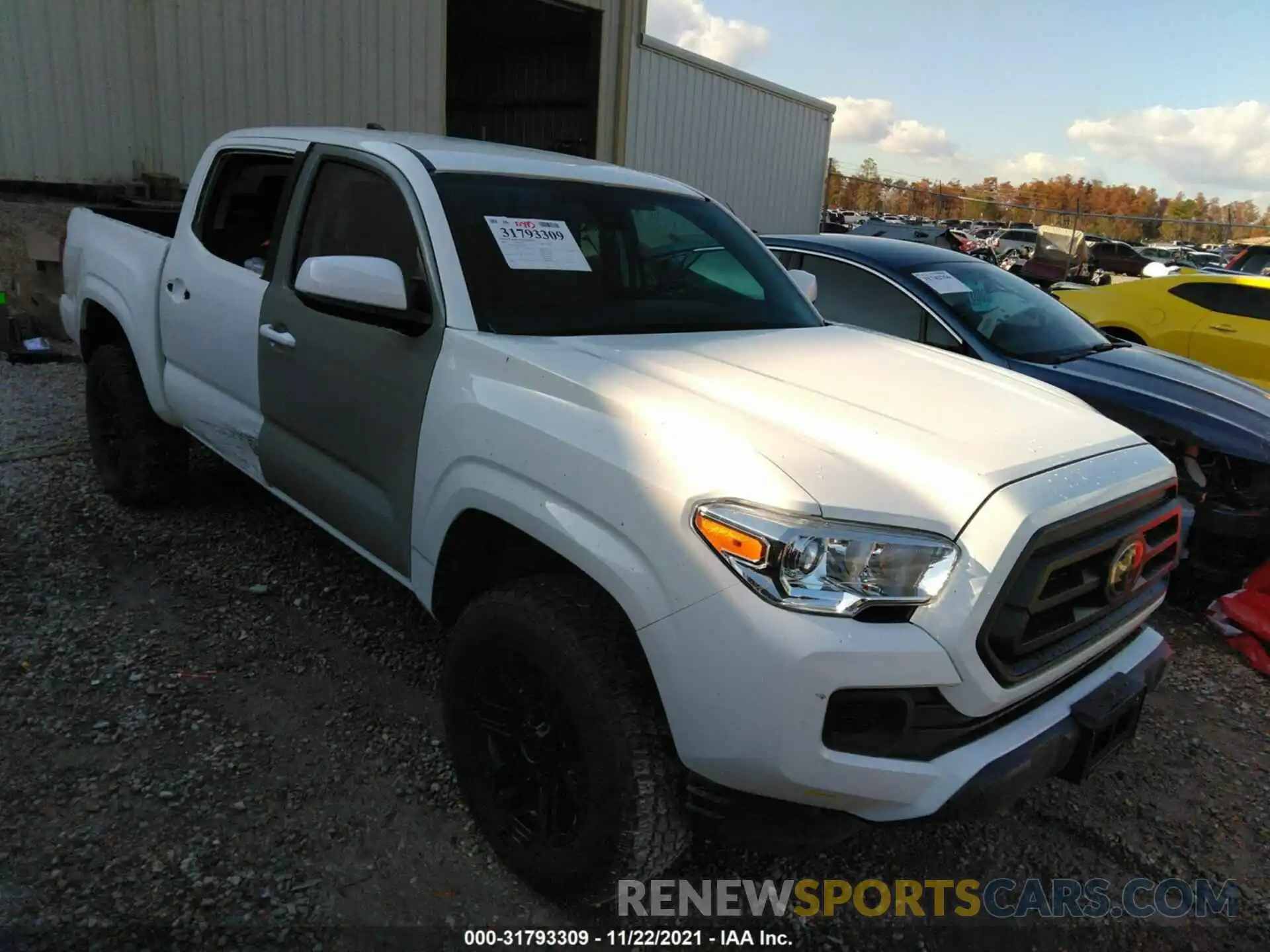 1 Photograph of a damaged car 3TYAX5GN1MT025074 TOYOTA TACOMA 2WD 2021