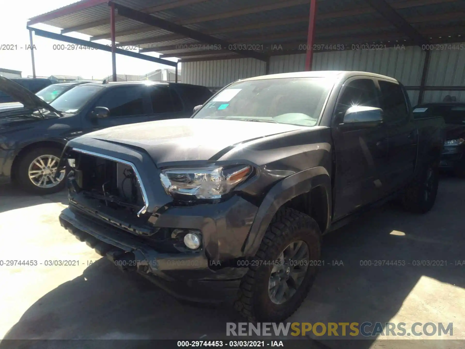 2 Фотография поврежденного автомобиля 3TYAX5GN2MT012107 TOYOTA TACOMA 2WD 2021