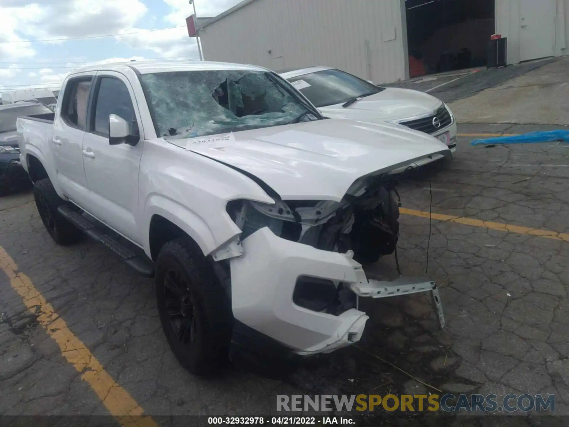 1 Photograph of a damaged car 3TYAX5GN3MT018949 TOYOTA TACOMA 2WD 2021