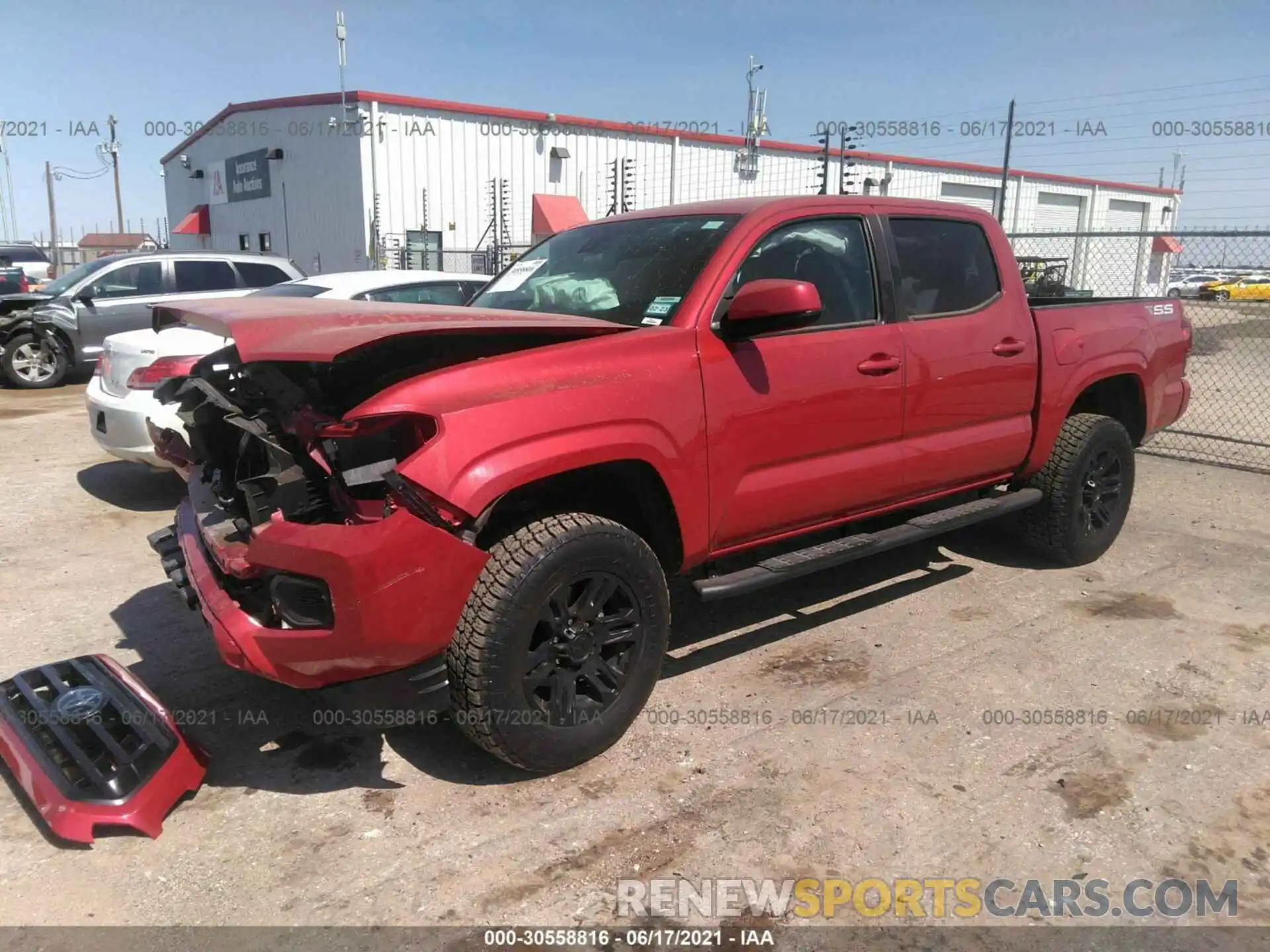 2 Фотография поврежденного автомобиля 3TYAX5GN4MT012366 TOYOTA TACOMA 2WD 2021