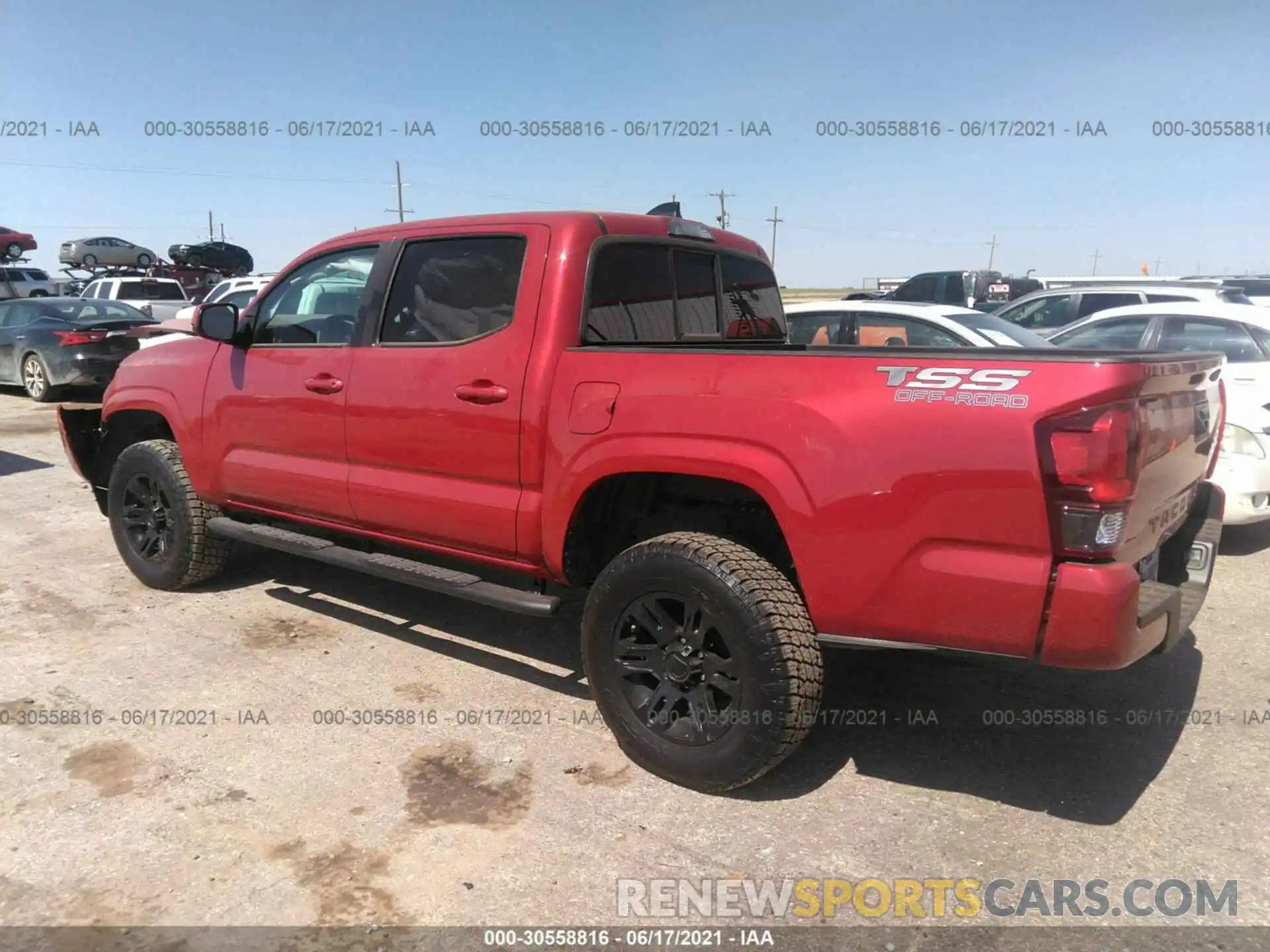 3 Photograph of a damaged car 3TYAX5GN4MT012366 TOYOTA TACOMA 2WD 2021