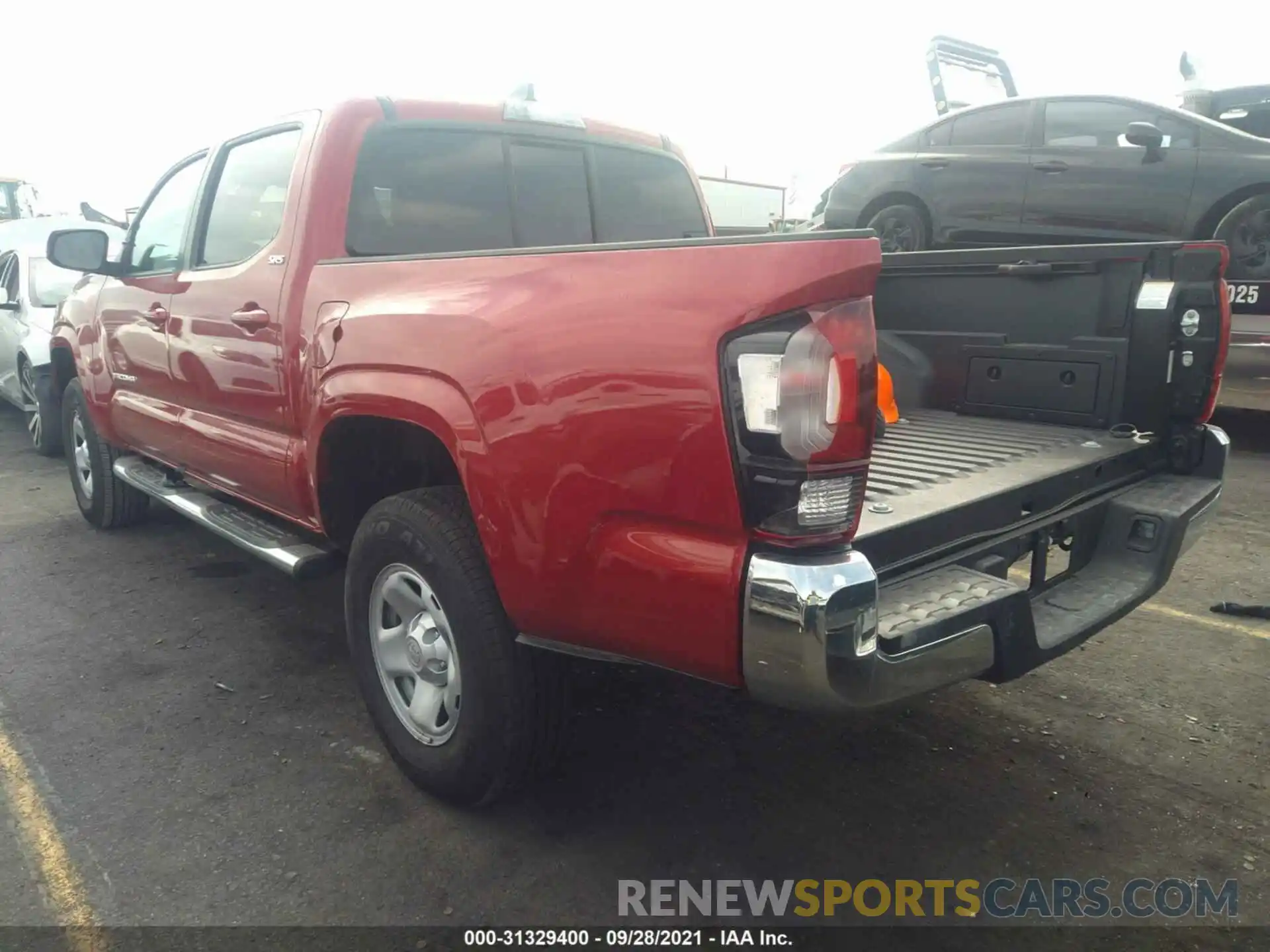 3 Photograph of a damaged car 3TYAX5GN4MT015283 TOYOTA TACOMA 2WD 2021