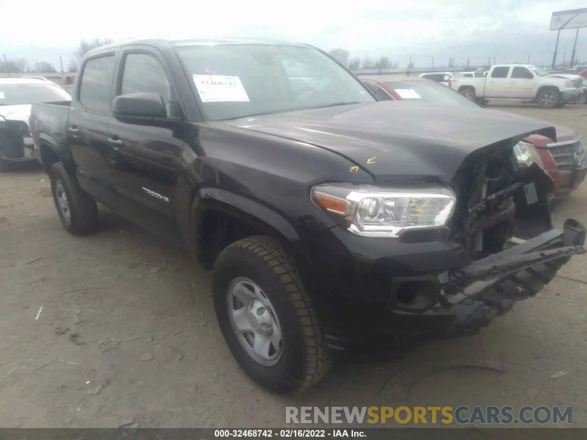 1 Photograph of a damaged car 3TYAX5GN4MT015459 TOYOTA TACOMA 2WD 2021