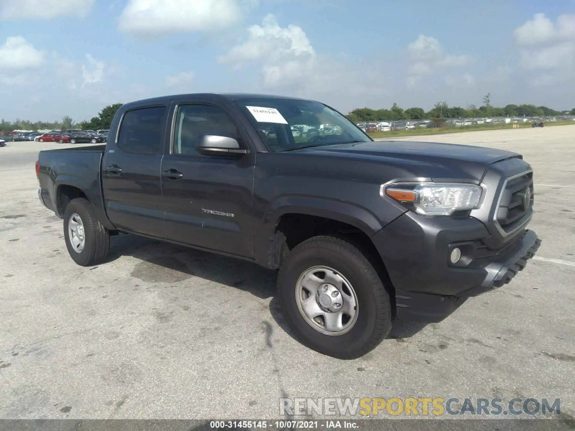 1 Photograph of a damaged car 3TYAX5GN4MT016059 TOYOTA TACOMA 2WD 2021