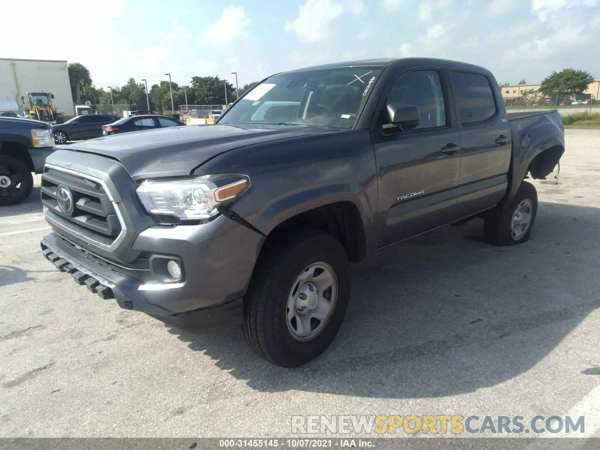 2 Photograph of a damaged car 3TYAX5GN4MT016059 TOYOTA TACOMA 2WD 2021