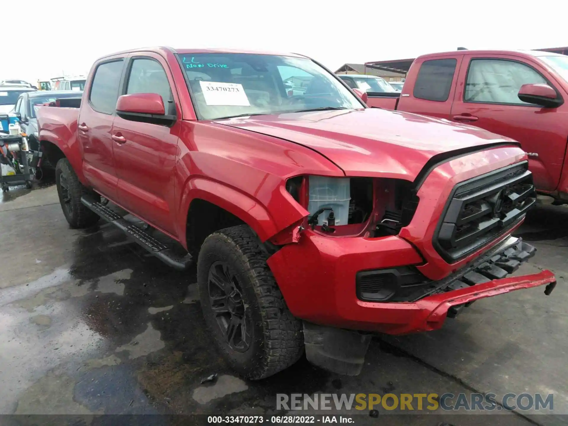 1 Photograph of a damaged car 3TYAX5GN4MT019074 TOYOTA TACOMA 2WD 2021