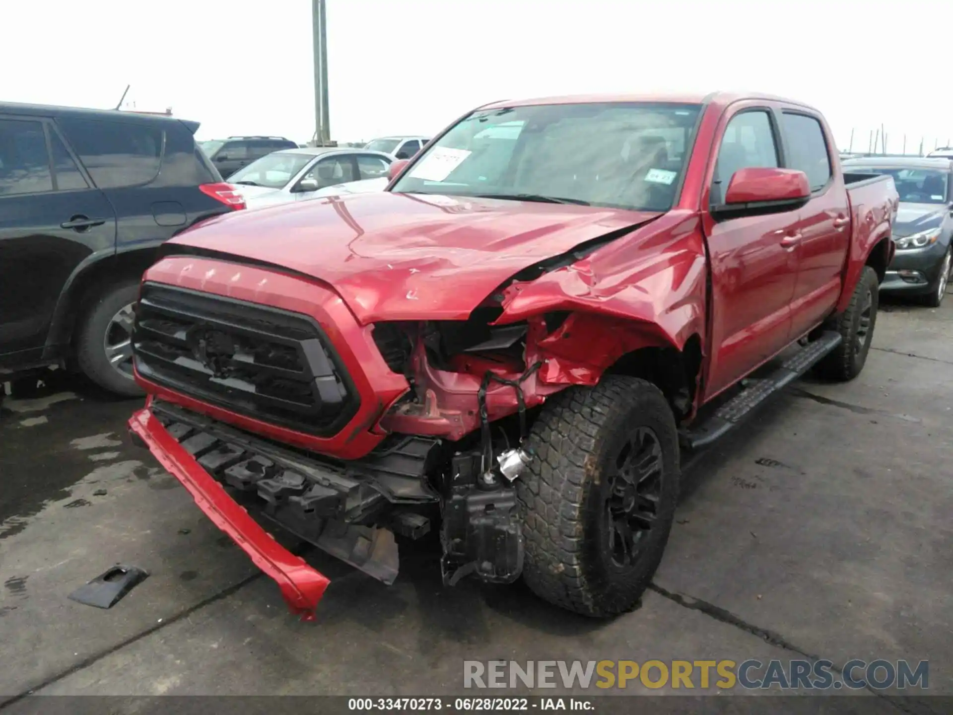 2 Photograph of a damaged car 3TYAX5GN4MT019074 TOYOTA TACOMA 2WD 2021